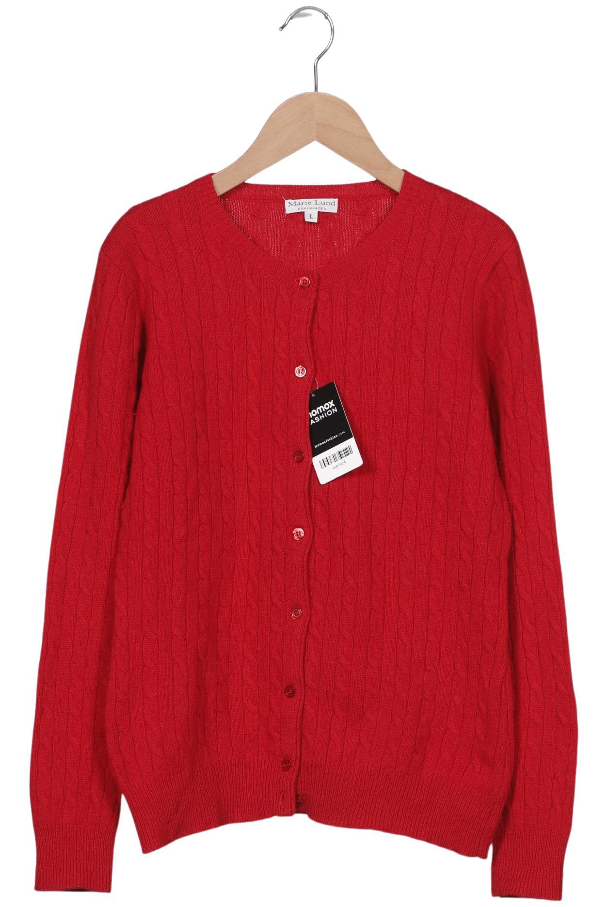 

Marie Lund Damen Strickjacke, rot, Gr. 42