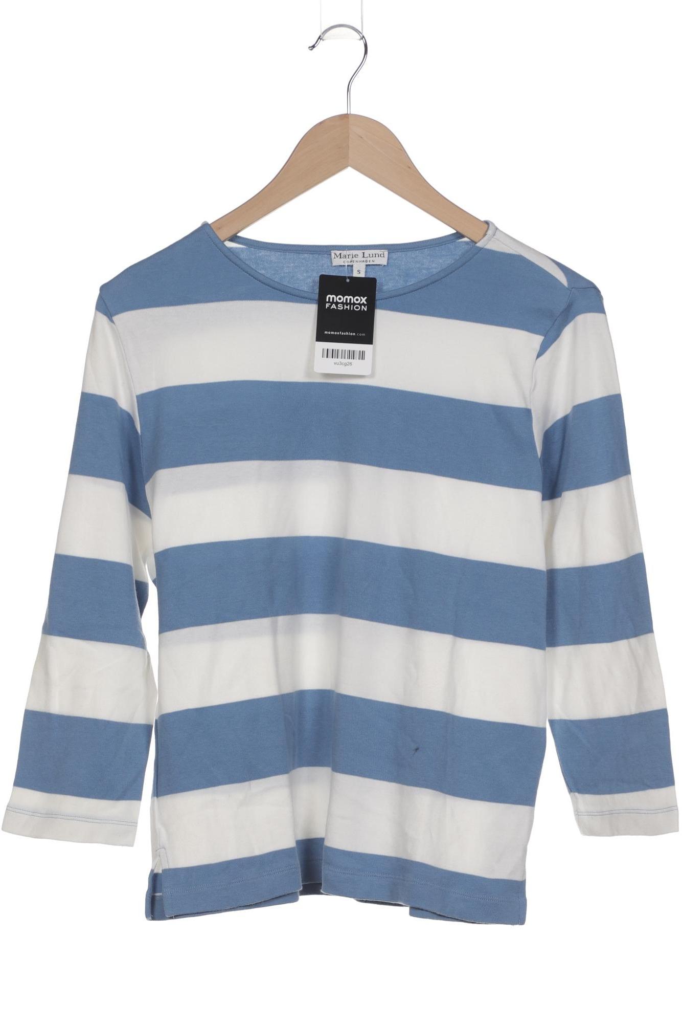 

Marie Lund Damen Langarmshirt, blau, Gr. 36