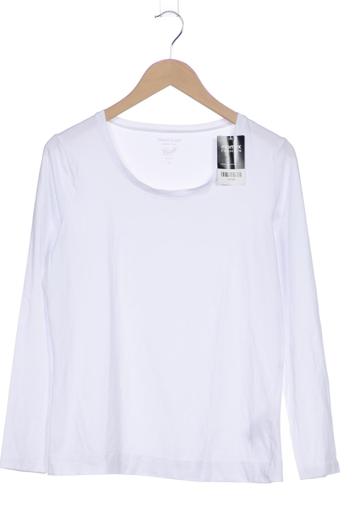 

Marie Lund Damen Langarmshirt, weiß, Gr. 44