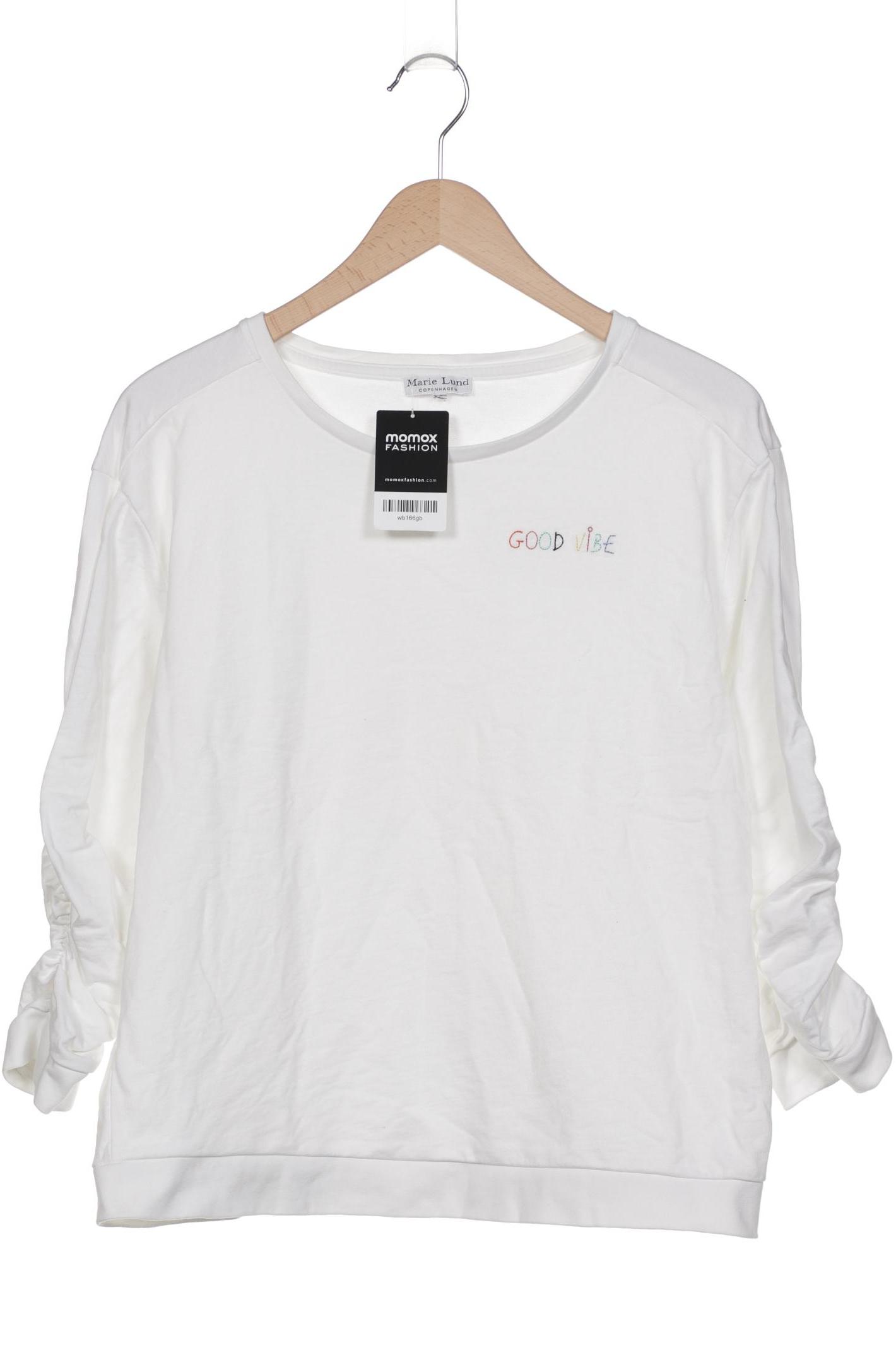 

Marie Lund Damen Sweatshirt, weiß, Gr. 46