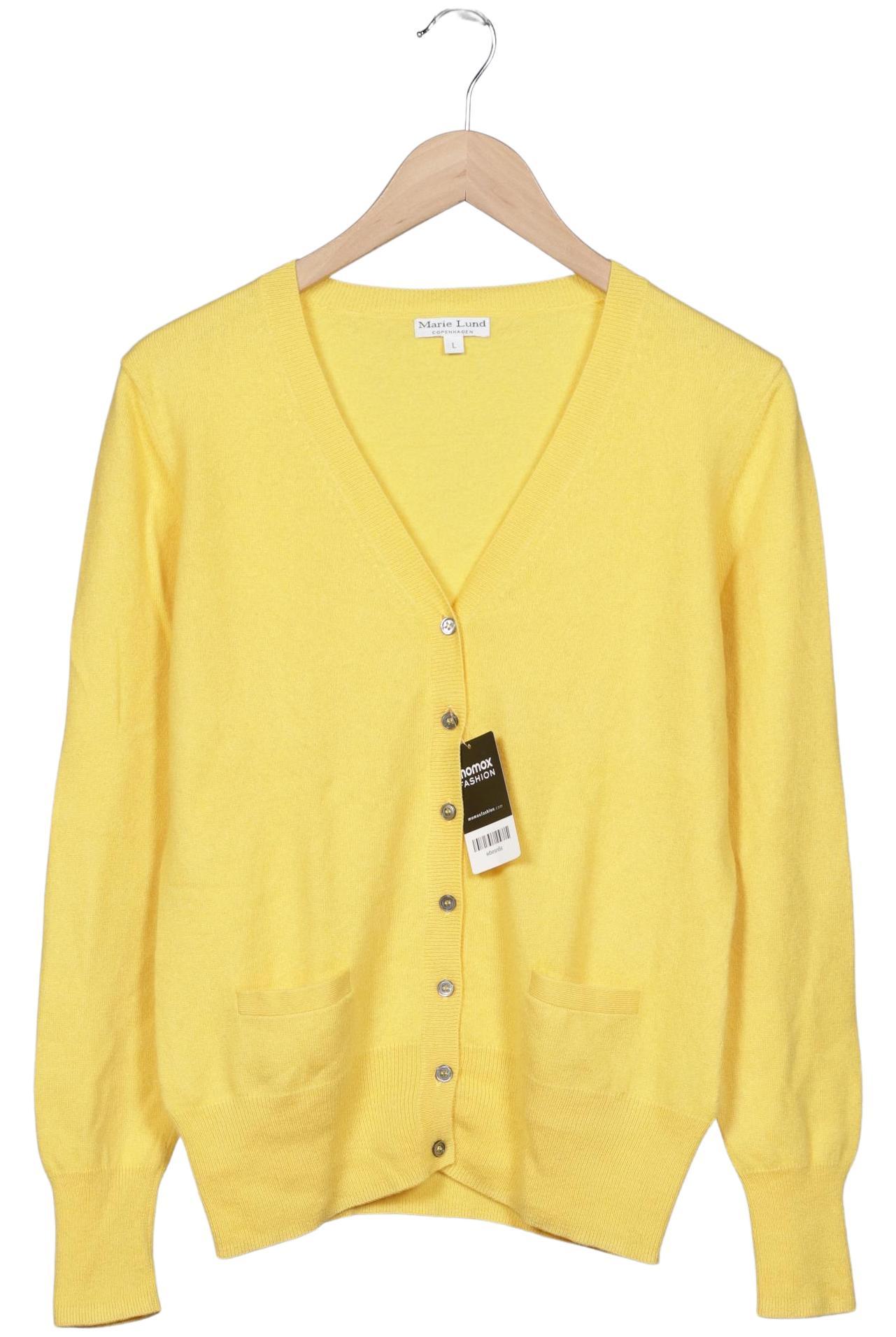 

Marie Lund Damen Strickjacke, gelb, Gr. 42
