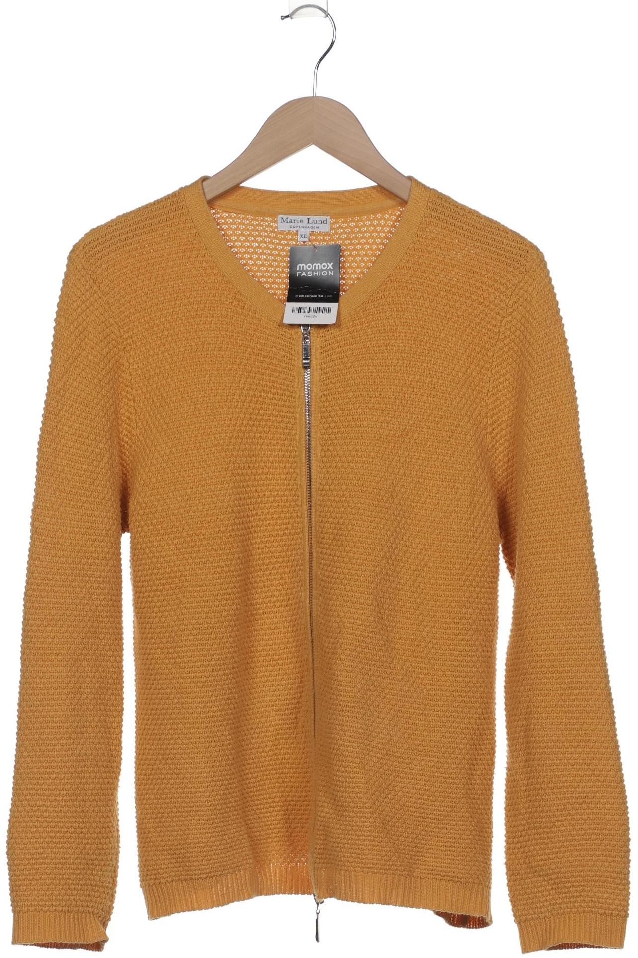 

Marie Lund Damen Strickjacke, orange, Gr. 44