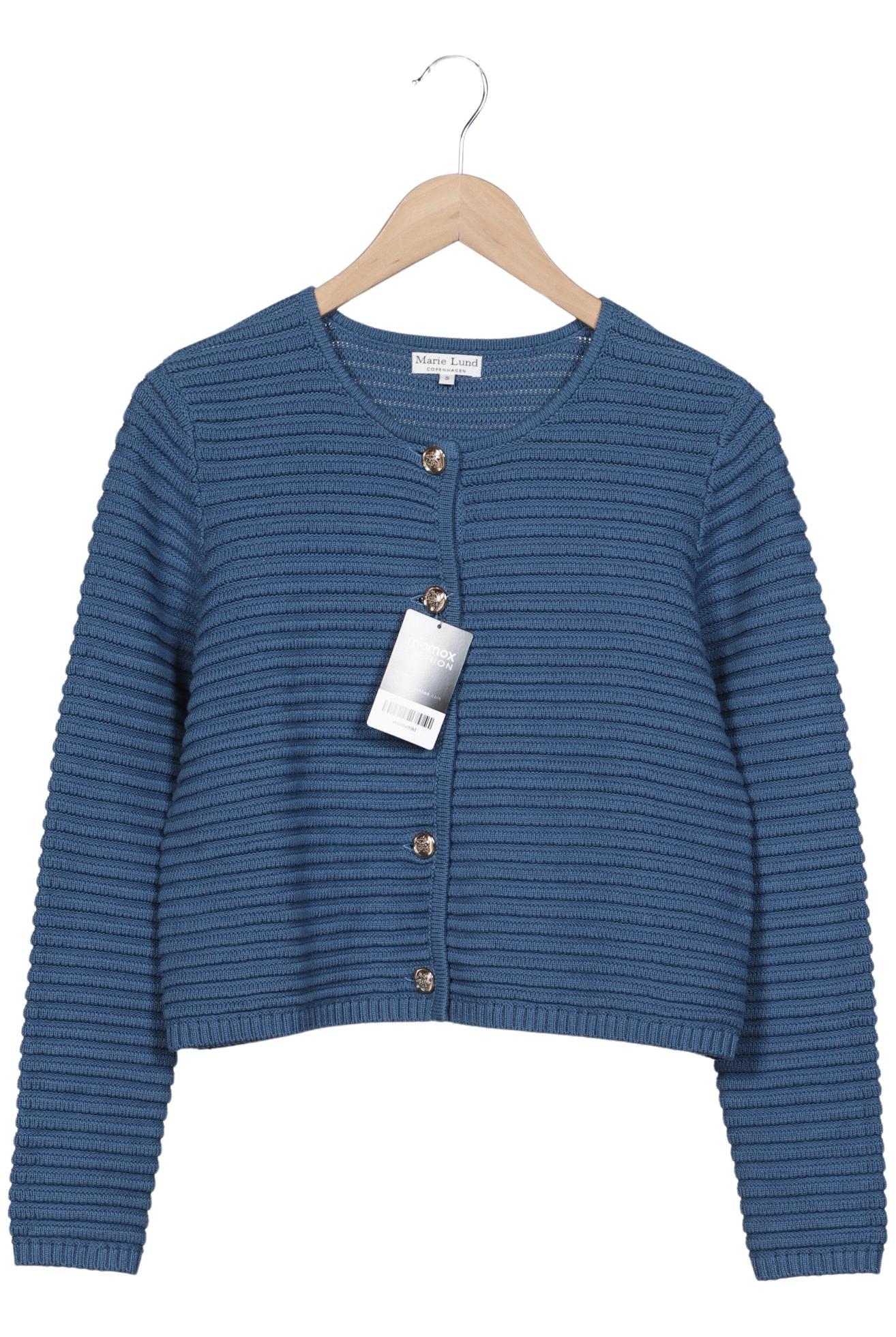 

Marie Lund Damen Strickjacke, blau, Gr. 36
