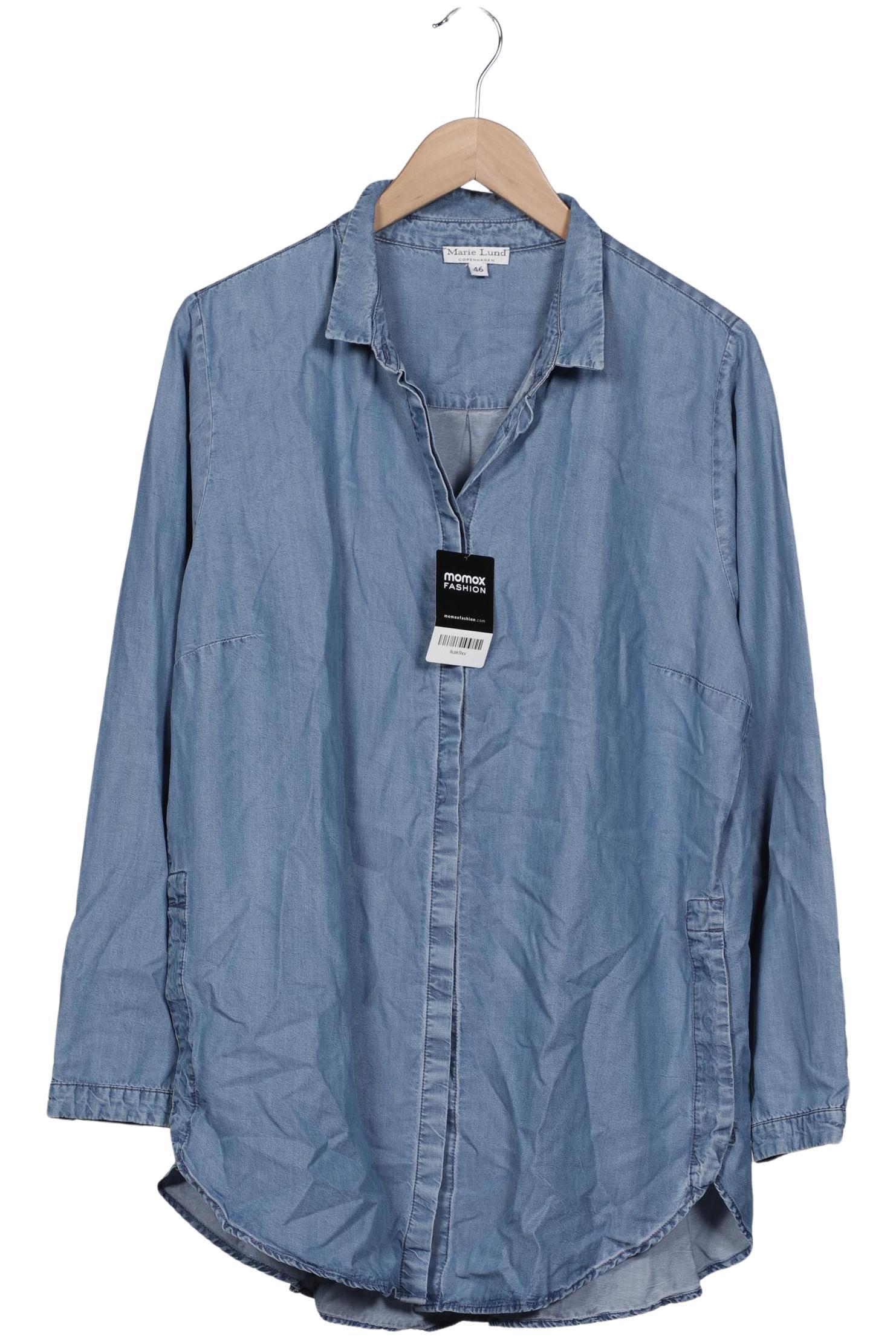 

Marie Lund Damen Bluse, blau, Gr. 46