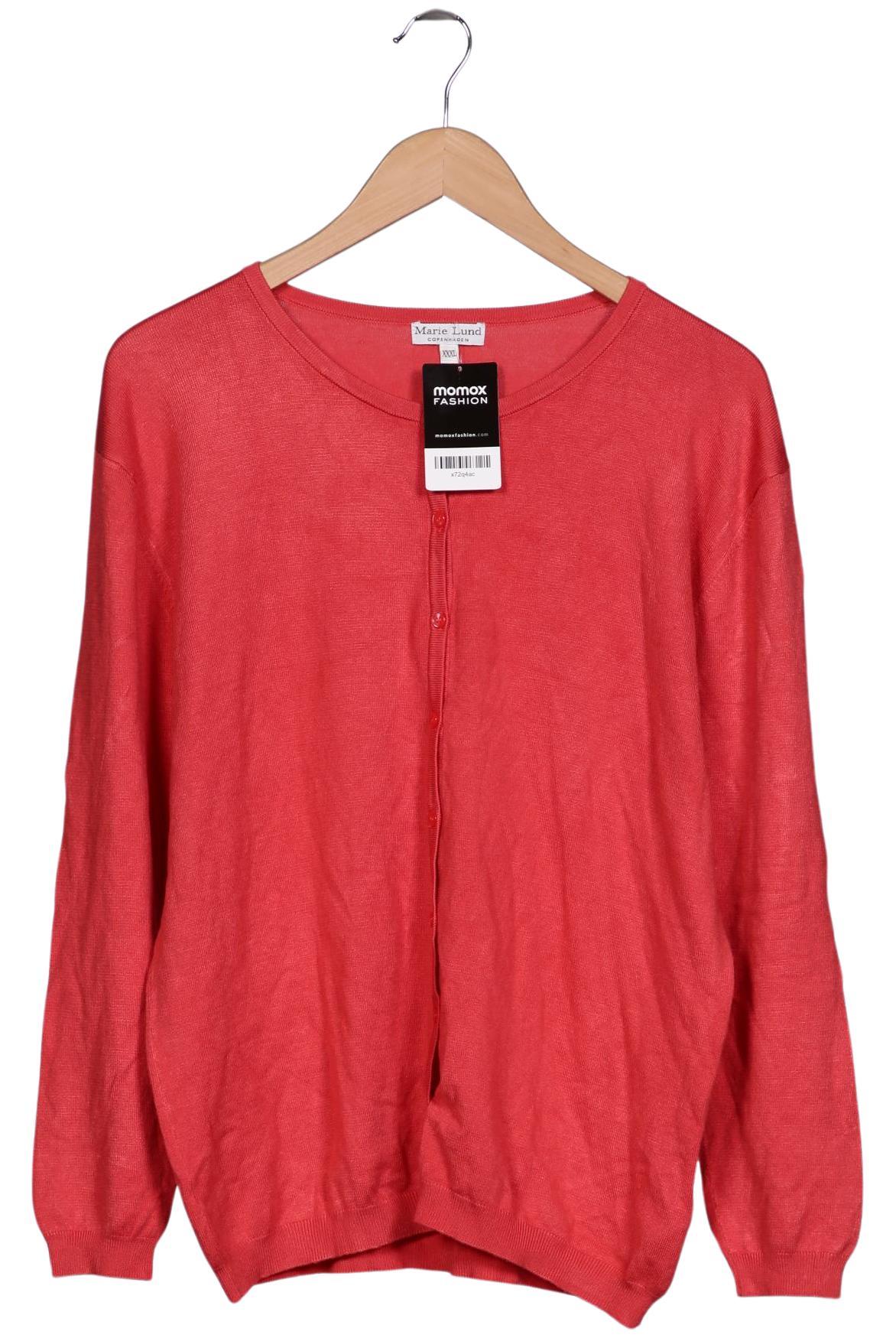 

Marie Lund Damen Strickjacke, rot, Gr. 48