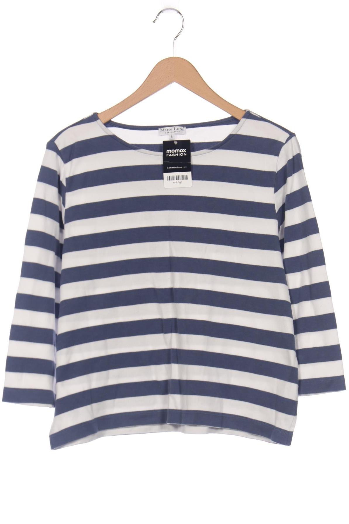 

Marie Lund Damen Langarmshirt, blau, Gr. 42
