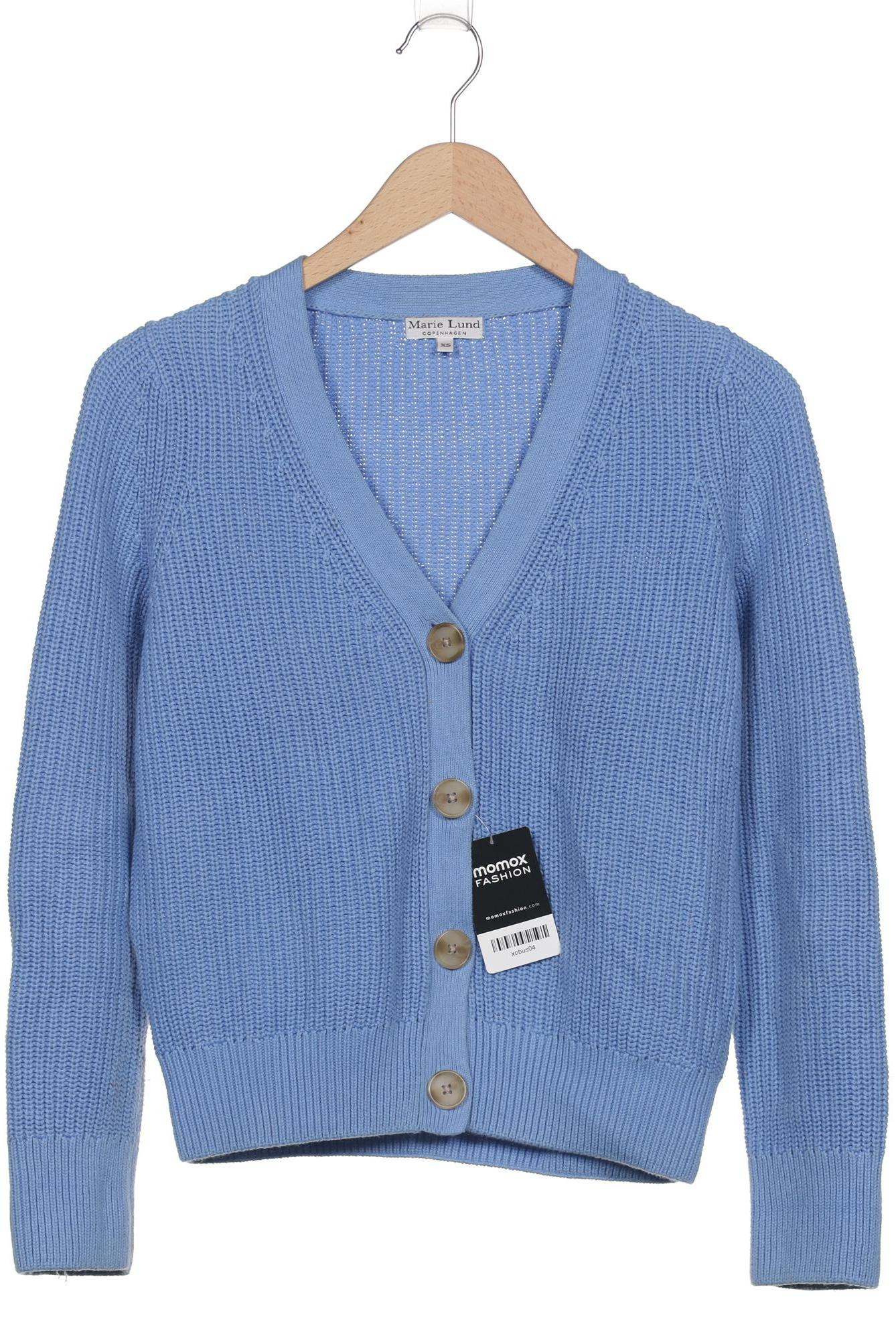 

Marie Lund Damen Strickjacke, blau, Gr. 34