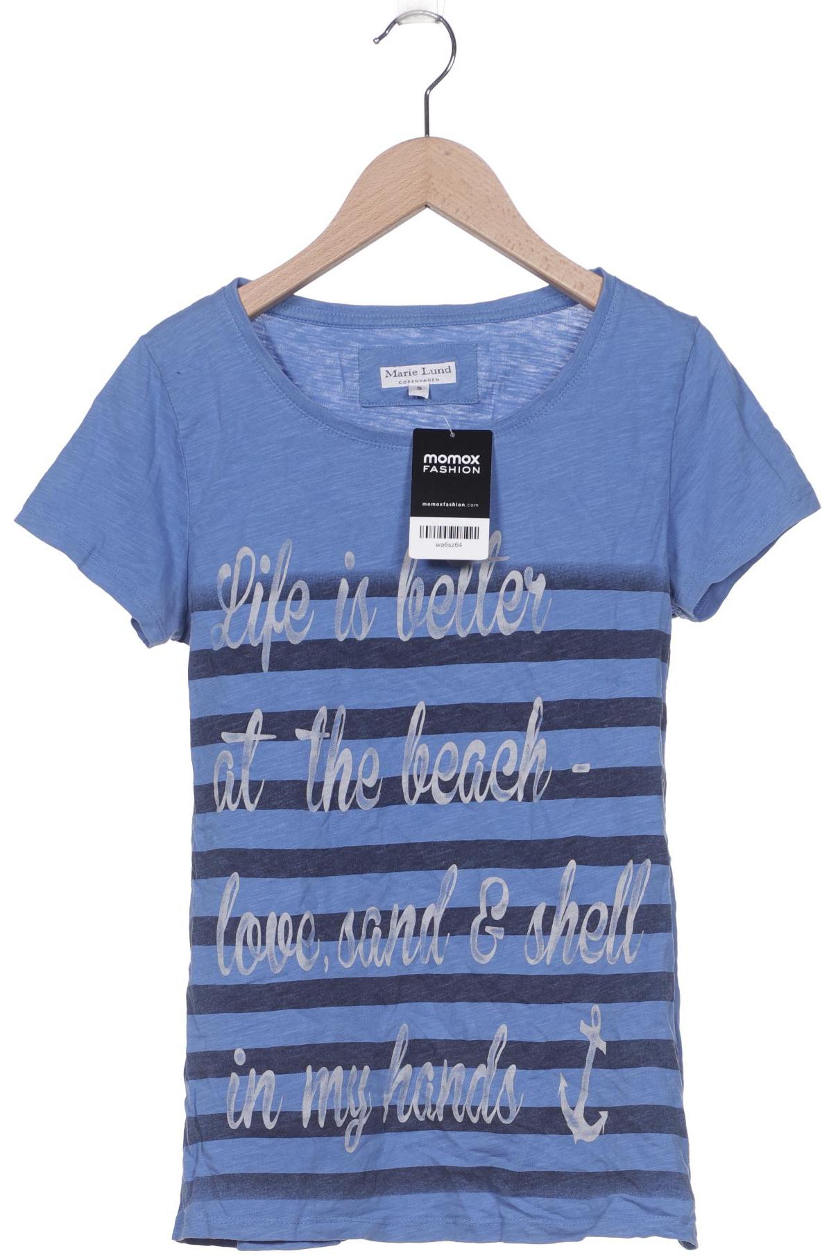 

Marie Lund Damen T-Shirt, blau, Gr. 36