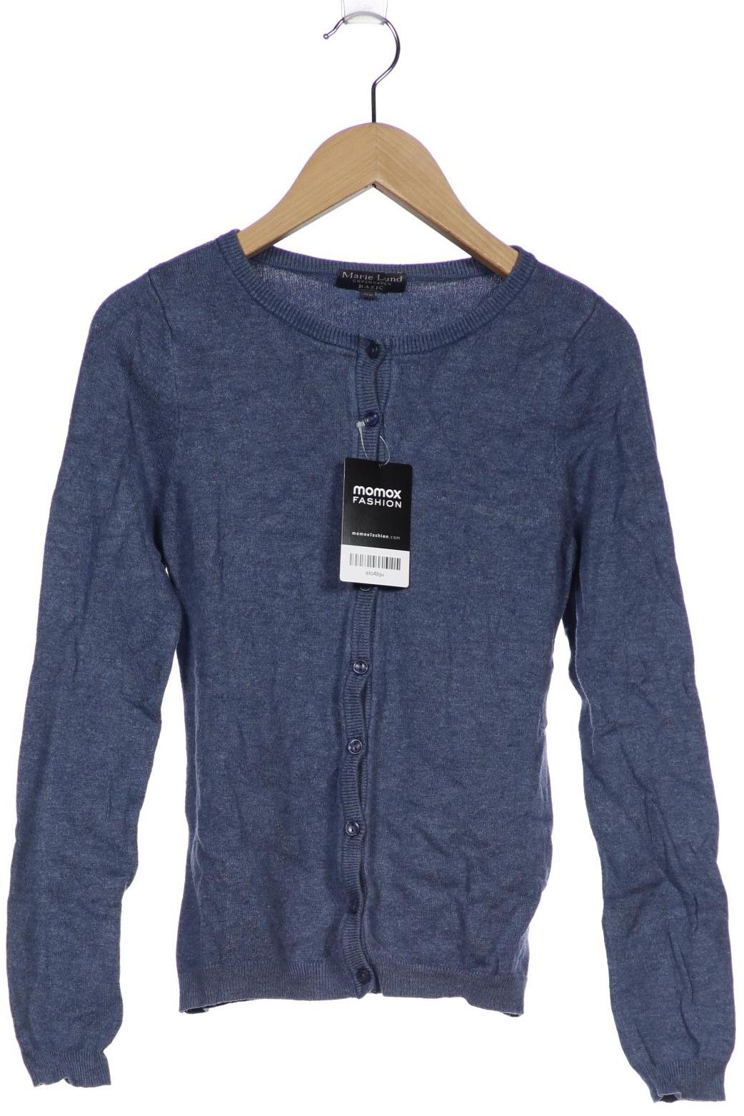 

Marie Lund Damen Strickjacke, blau, Gr. 34