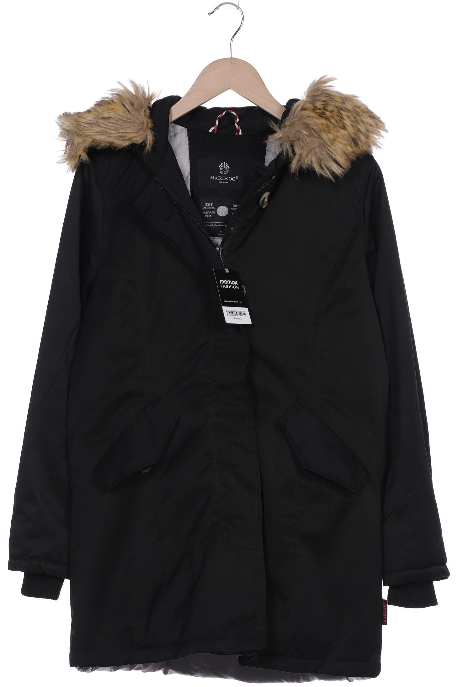 

Marikoo Damen Mantel, schwarz, Gr. 38