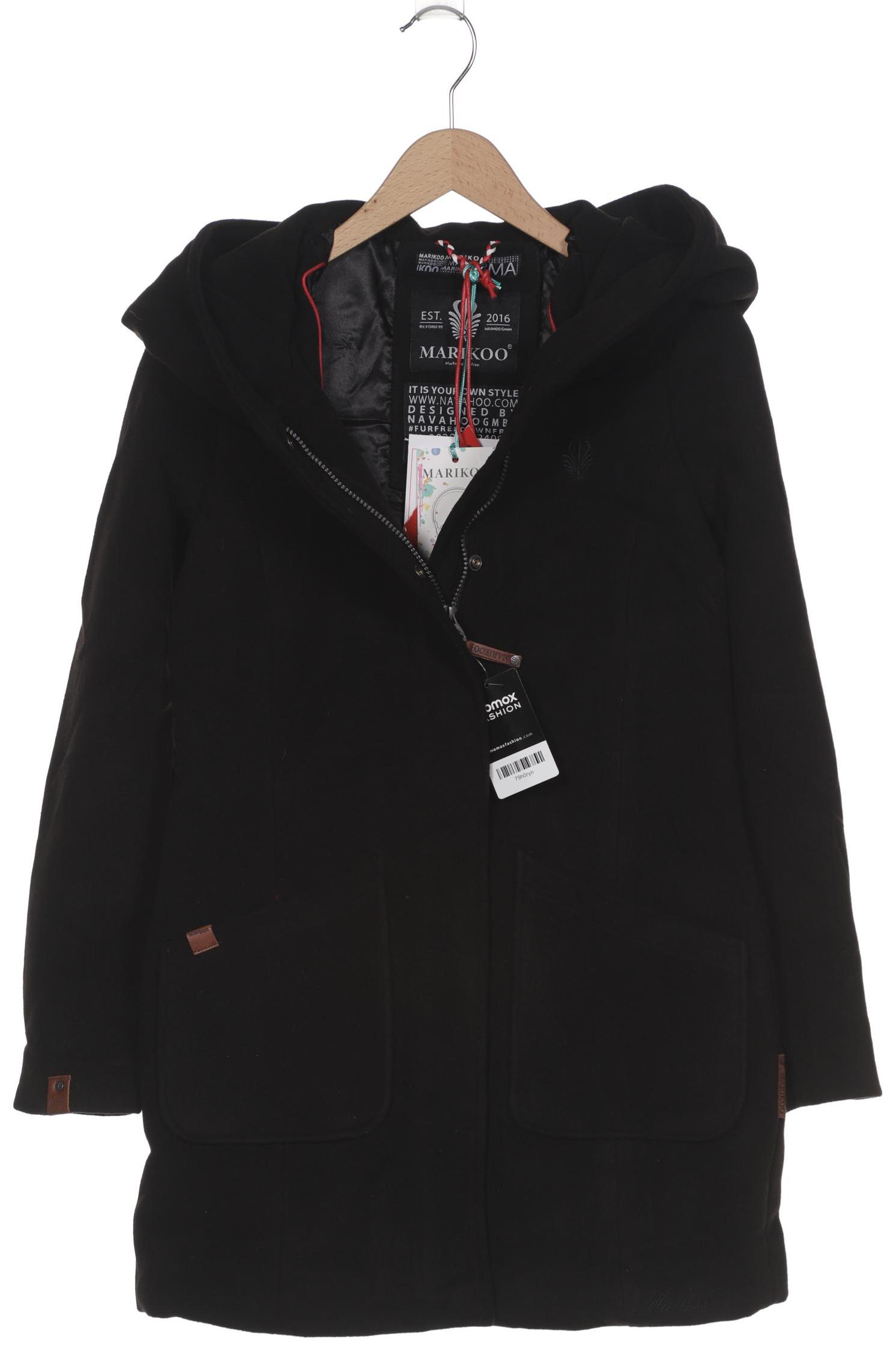 

Marikoo Damen Mantel, schwarz, Gr. 34
