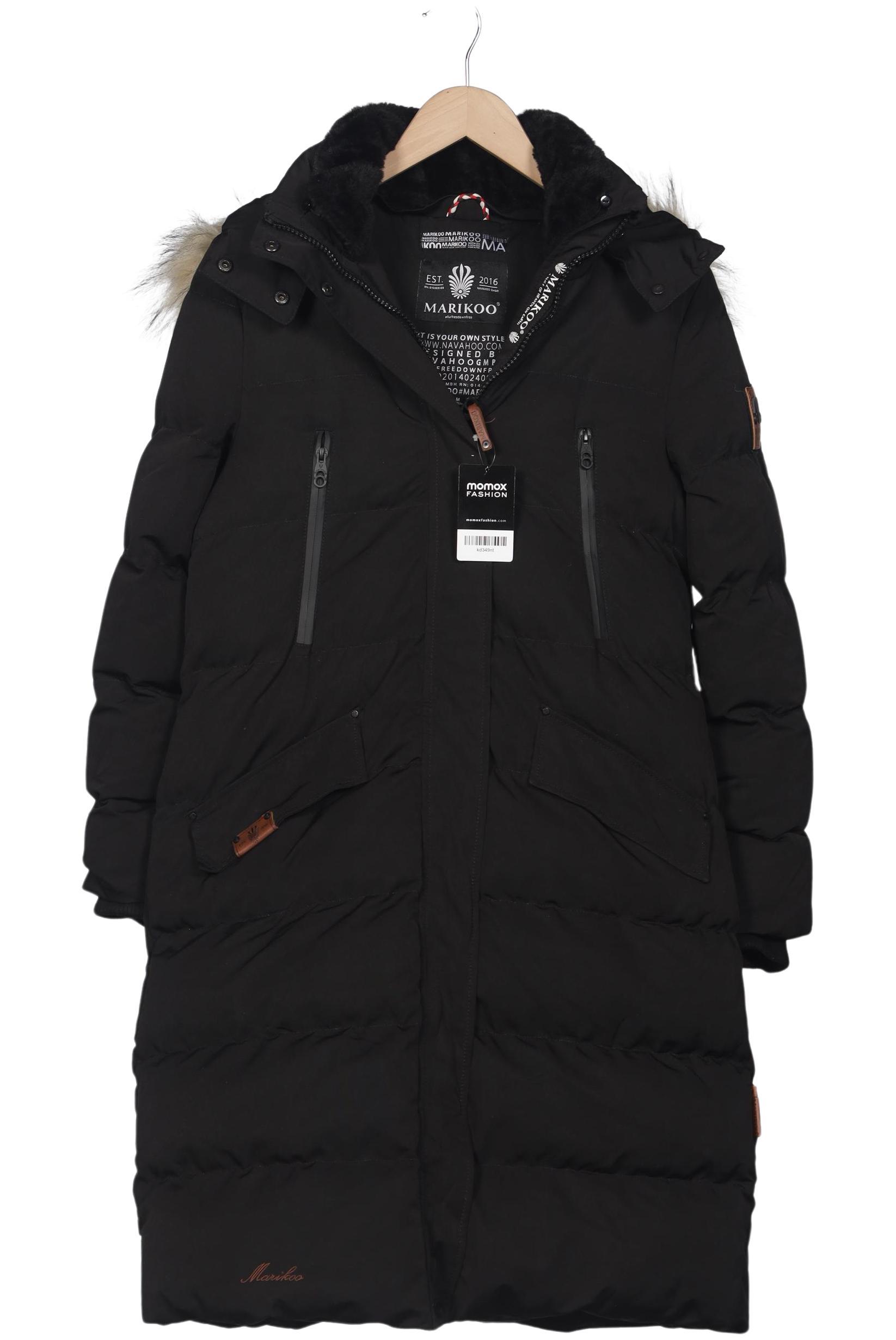 

Marikoo Damen Mantel, schwarz, Gr. 38