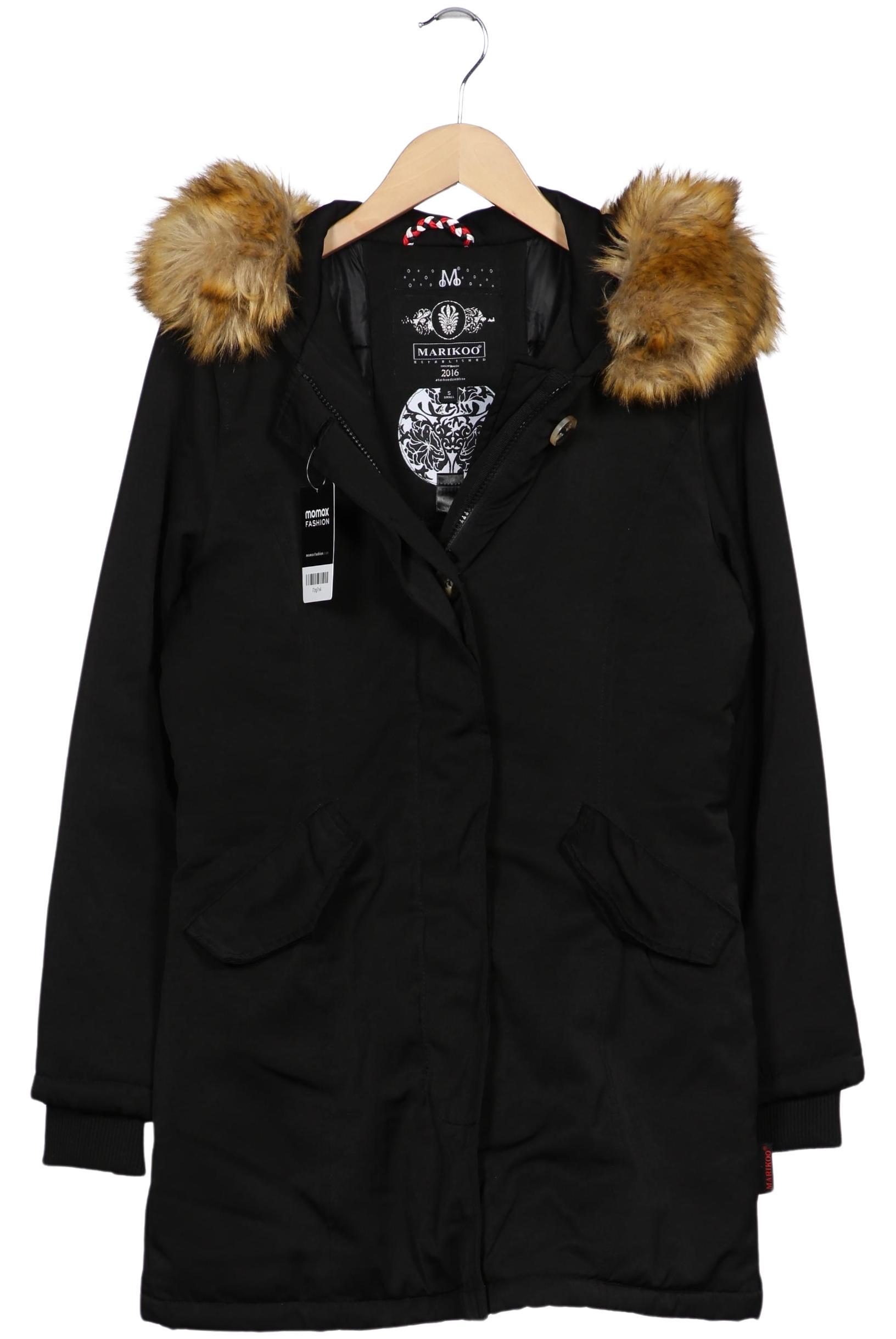 

Marikoo Damen Mantel, schwarz, Gr. 36