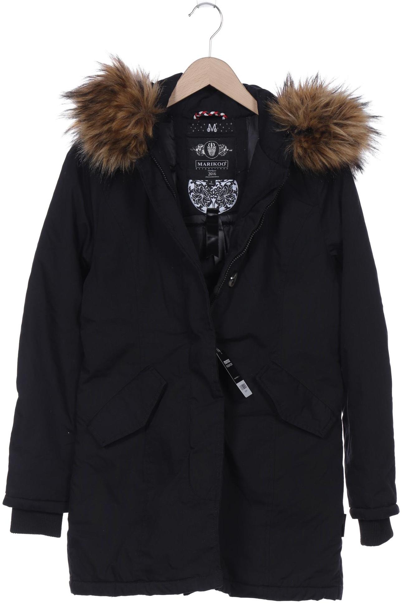 

Marikoo Damen Mantel, schwarz, Gr. 36