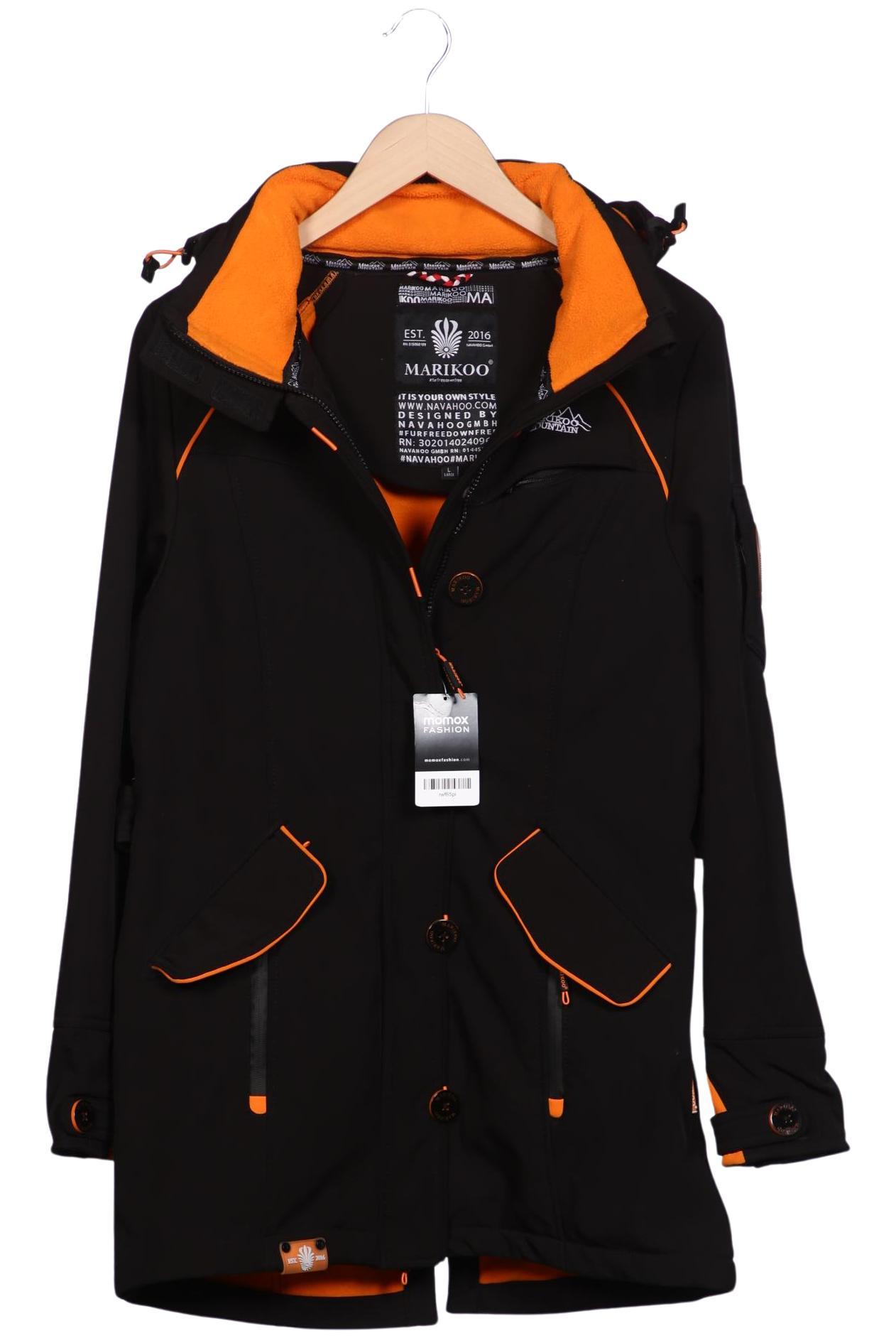 

Marikoo Damen Mantel, schwarz, Gr. 42