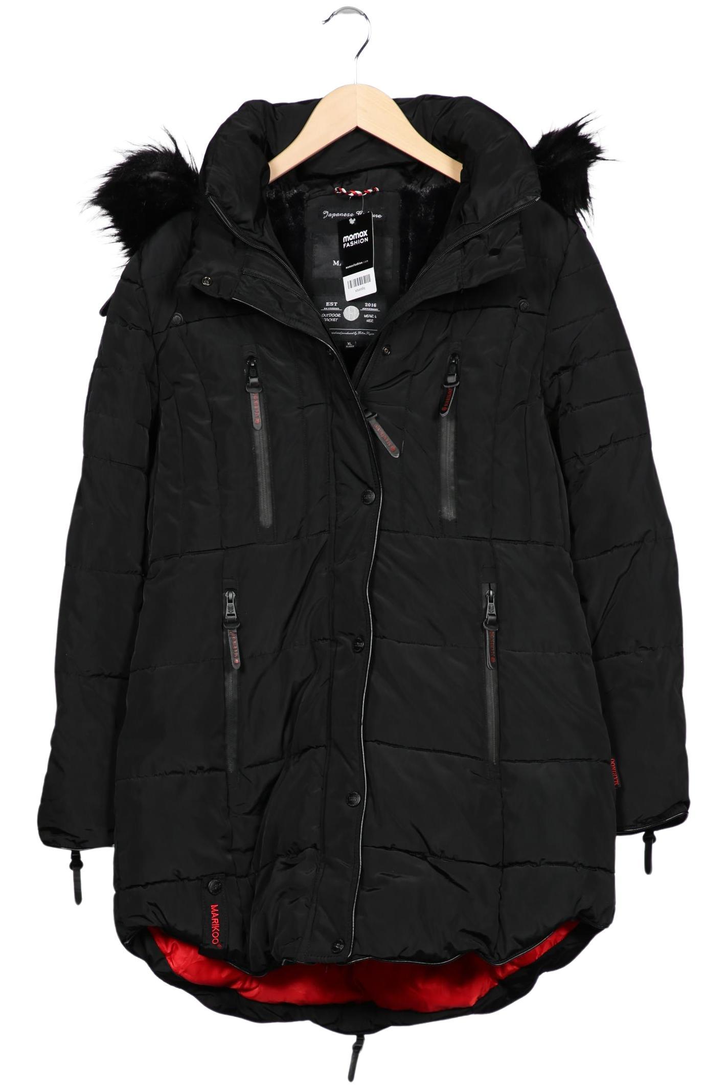 

Marikoo Damen Mantel, schwarz, Gr. 44