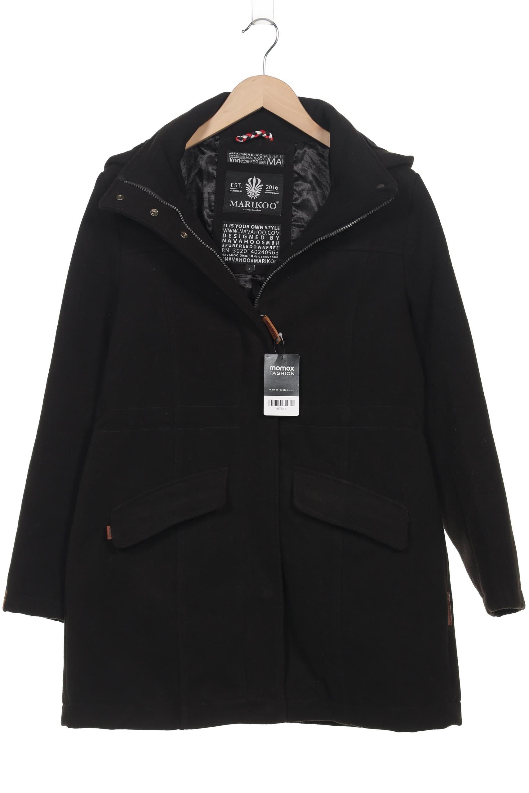 

Marikoo Damen Mantel, schwarz, Gr. 40
