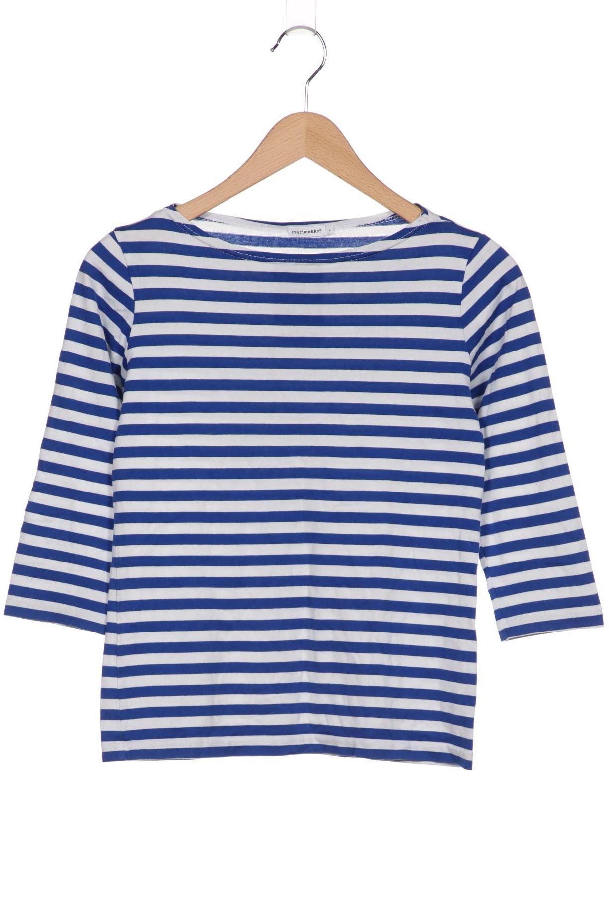

Marimekko Damen Langarmshirt, blau, Gr. 36