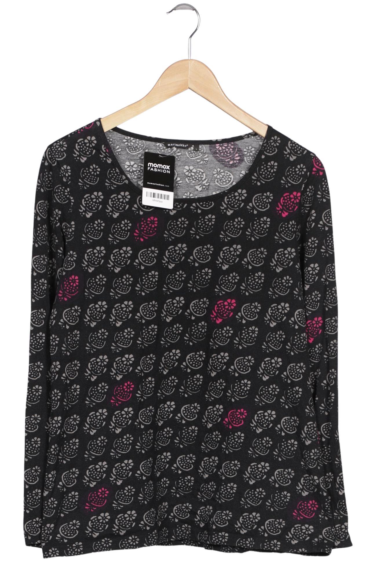 

Marimekko Damen Langarmshirt, schwarz, Gr. 42