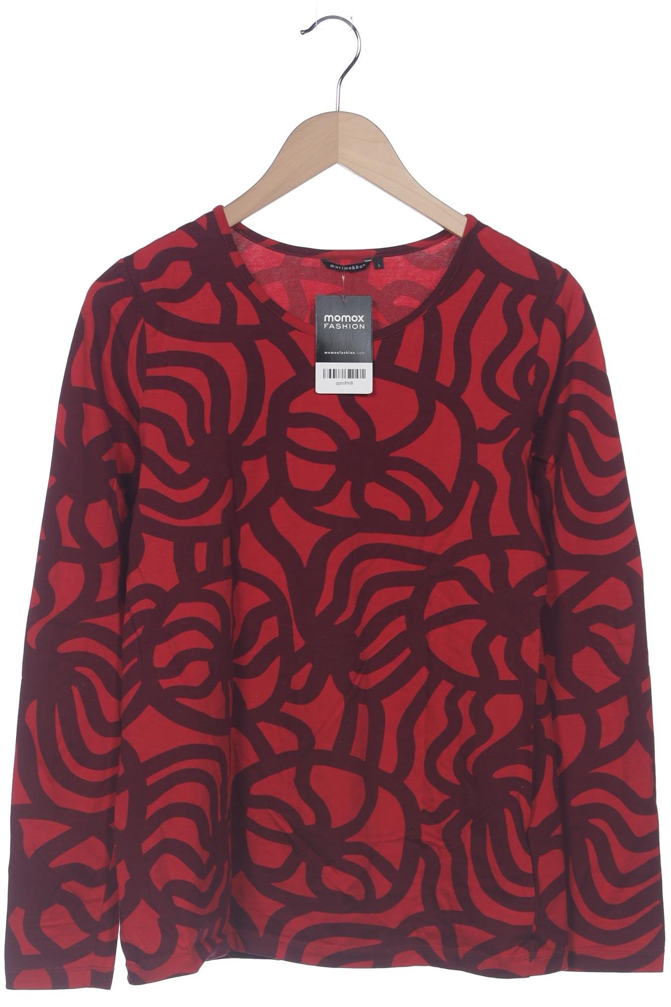 

Marimekko Damen Langarmshirt, rot, Gr. 42