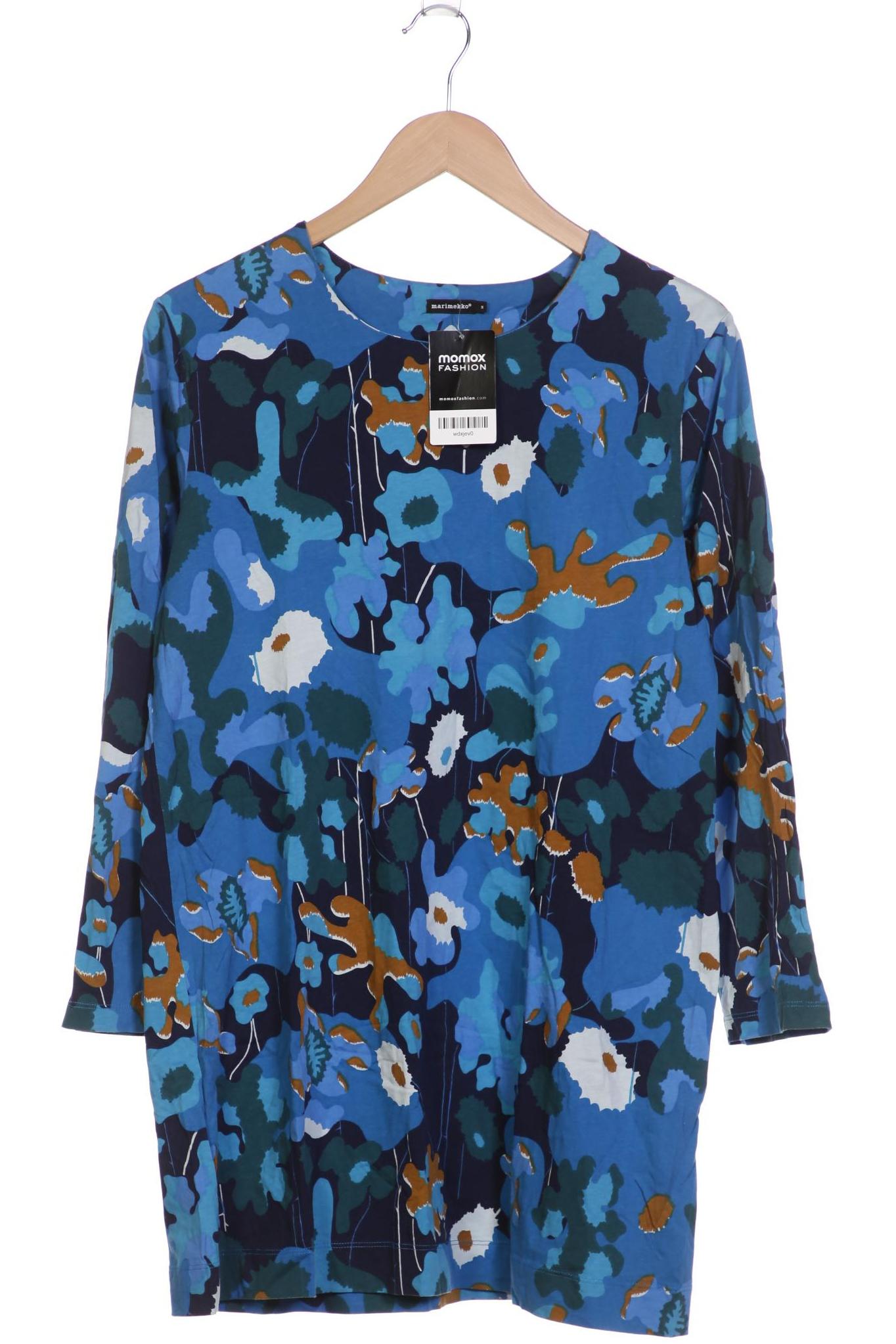 

Marimekko Damen Langarmshirt, blau, Gr. 38
