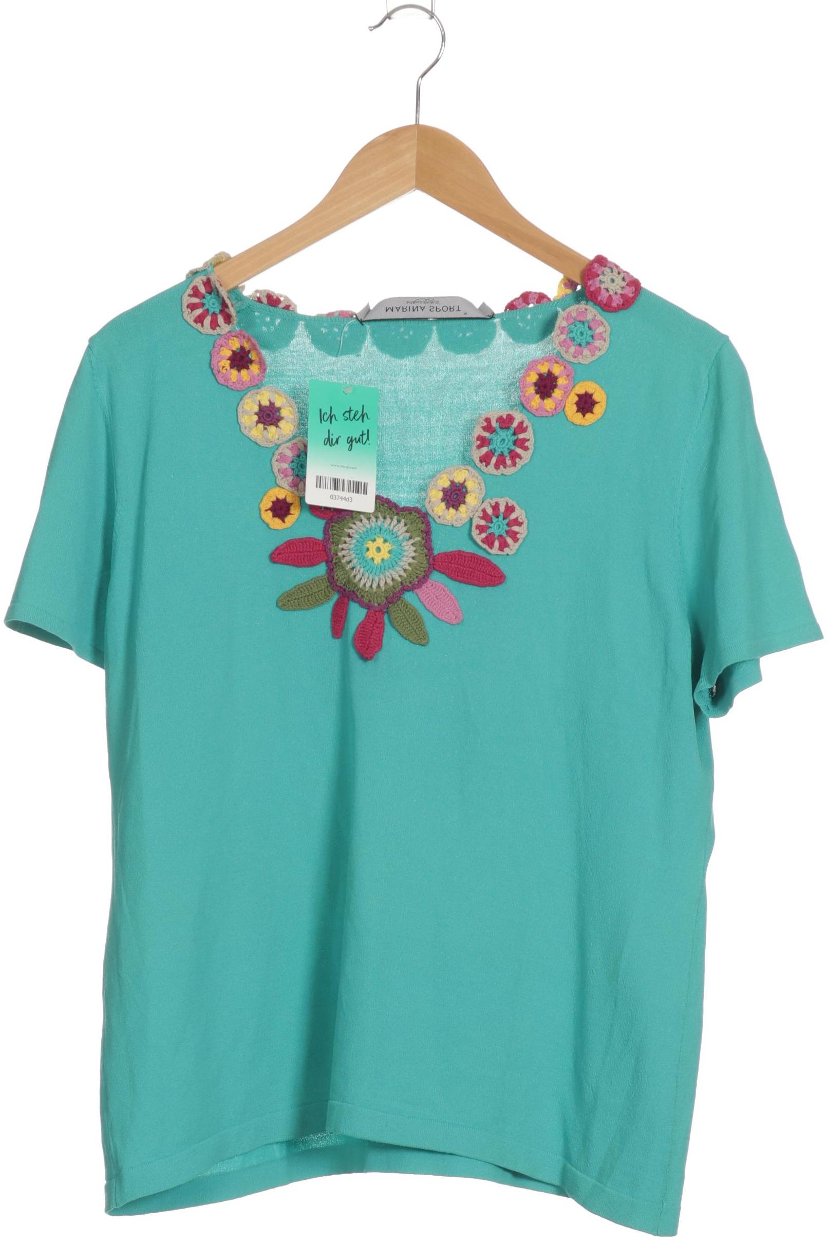 

Marina Rinaldi Damen T-Shirt, türkis, Gr. 38