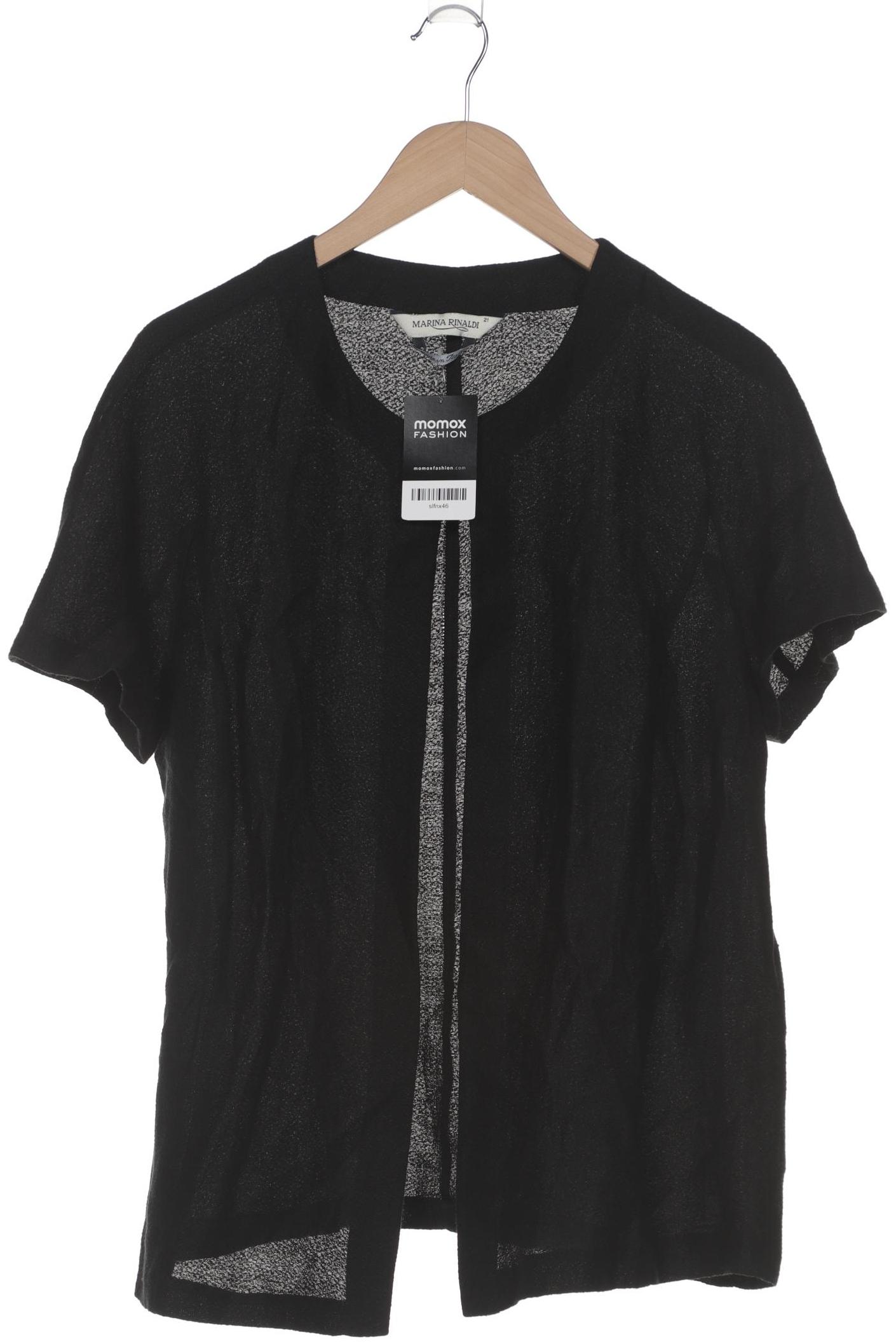 

Marina Rinaldi Damen Strickjacke, schwarz, Gr. 38