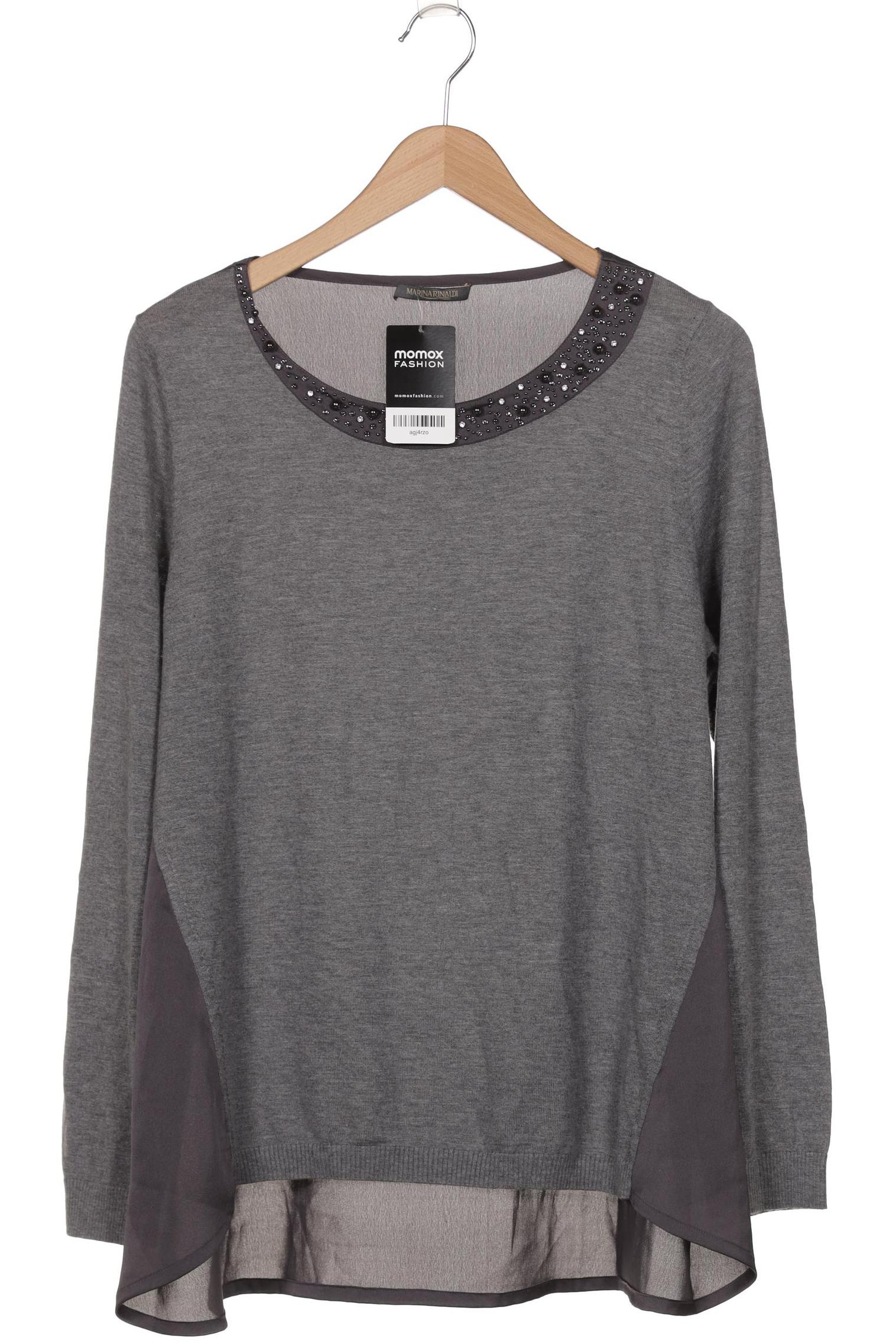 

Marina Rinaldi Damen Pullover, grau, Gr. 46