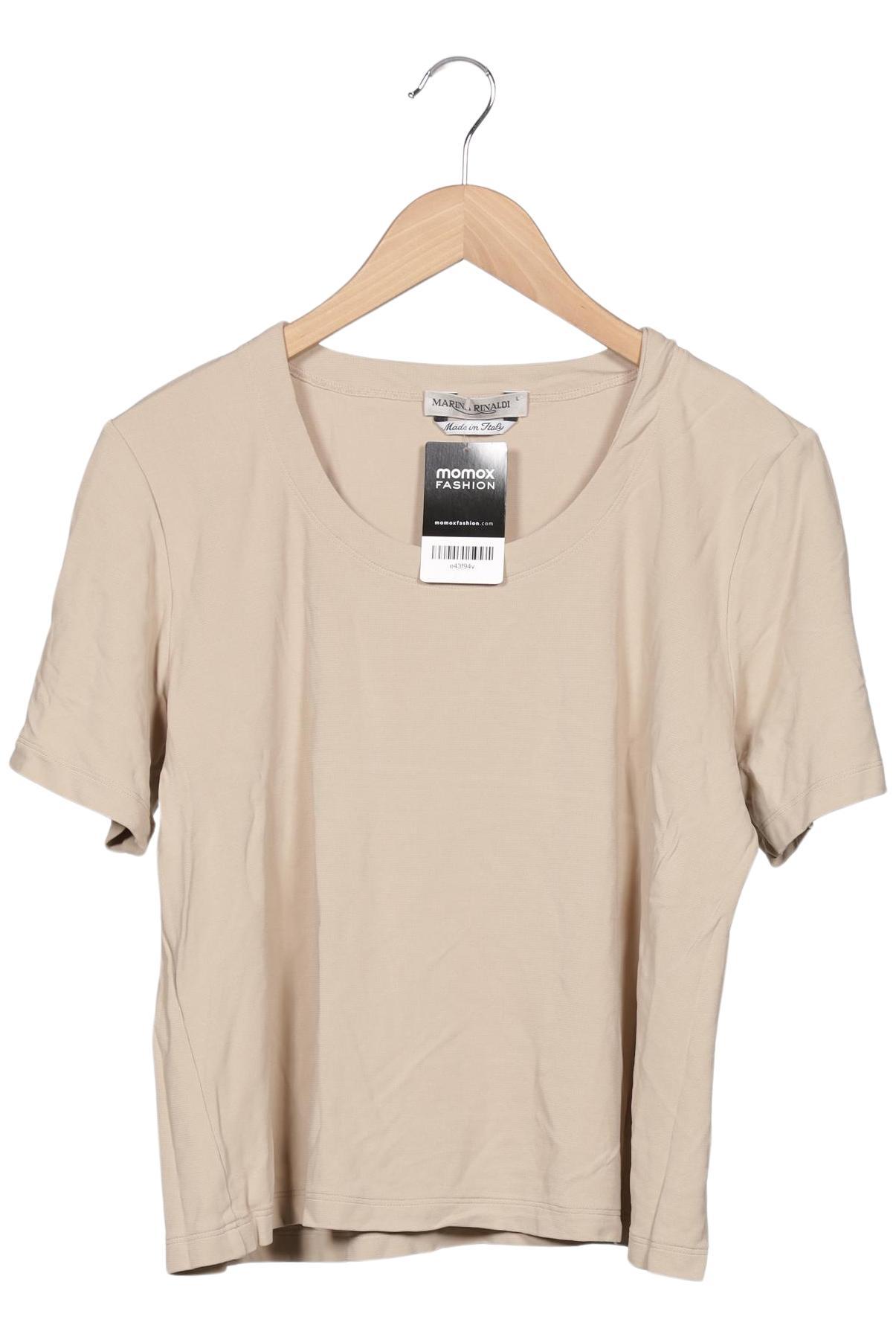 

Marina Rinaldi Damen T-Shirt, beige, Gr. 42