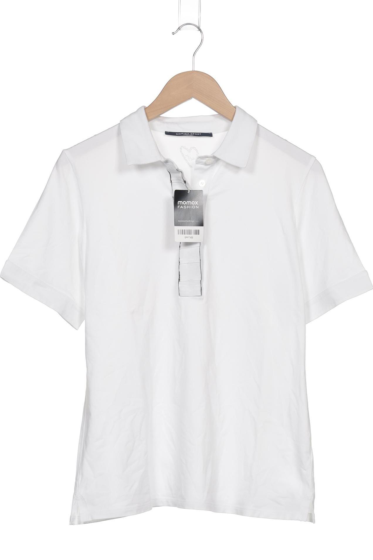 

Marina Rinaldi Damen Poloshirt, weiß, Gr. 36