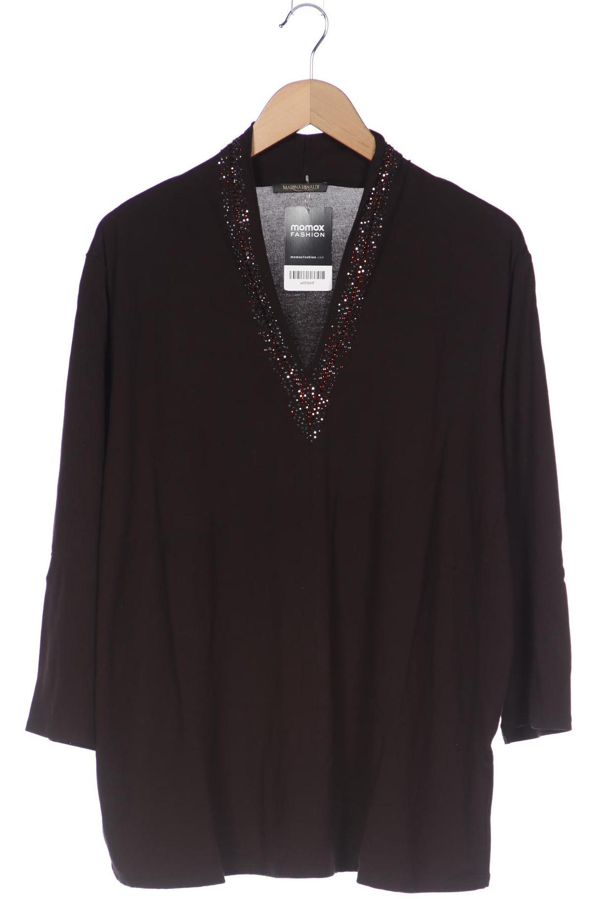 

Marina Rinaldi Damen Langarmshirt, braun, Gr. 44