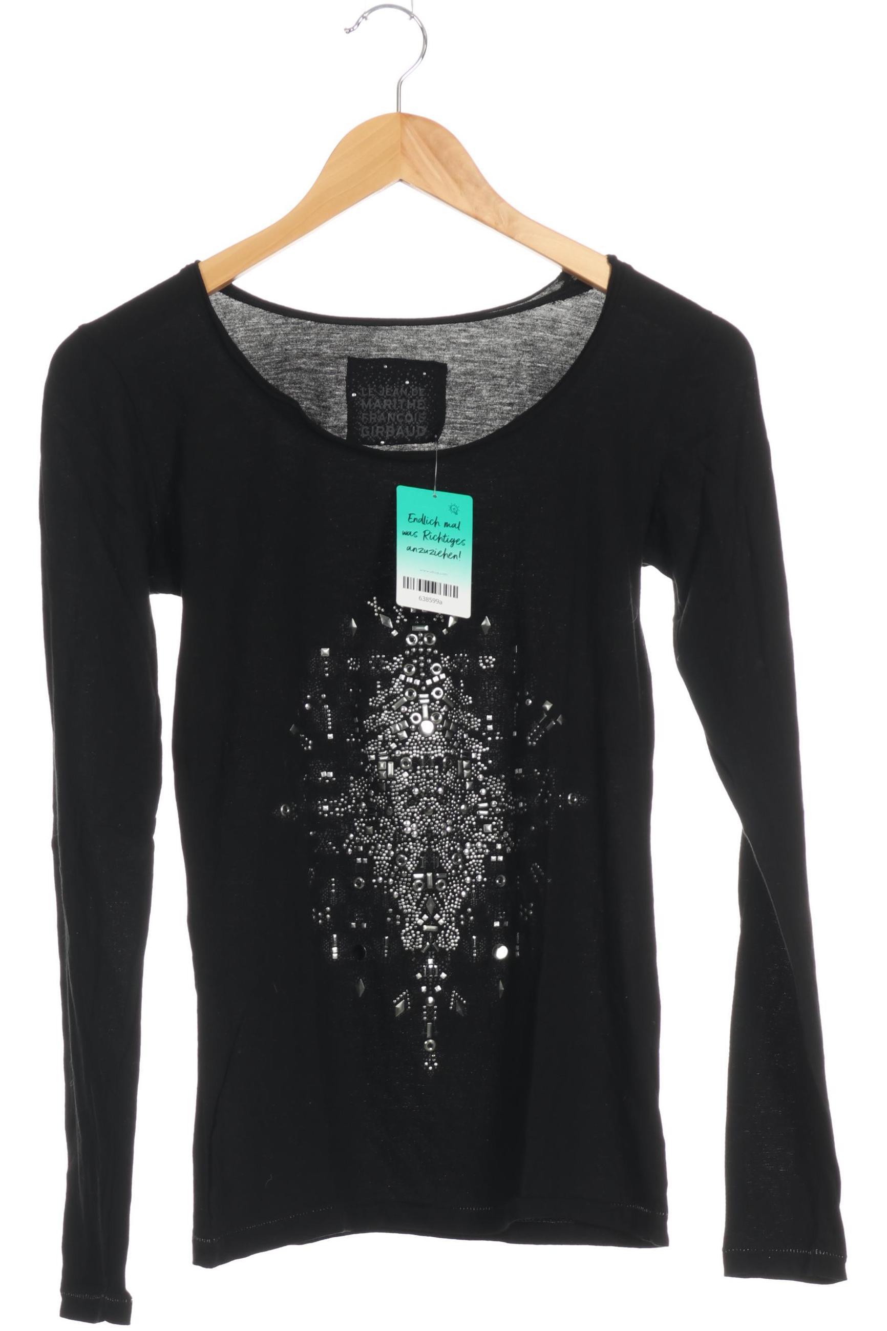 

Marithe et Francois Girbaud Damen Langarmshirt, schwarz, Gr. 38