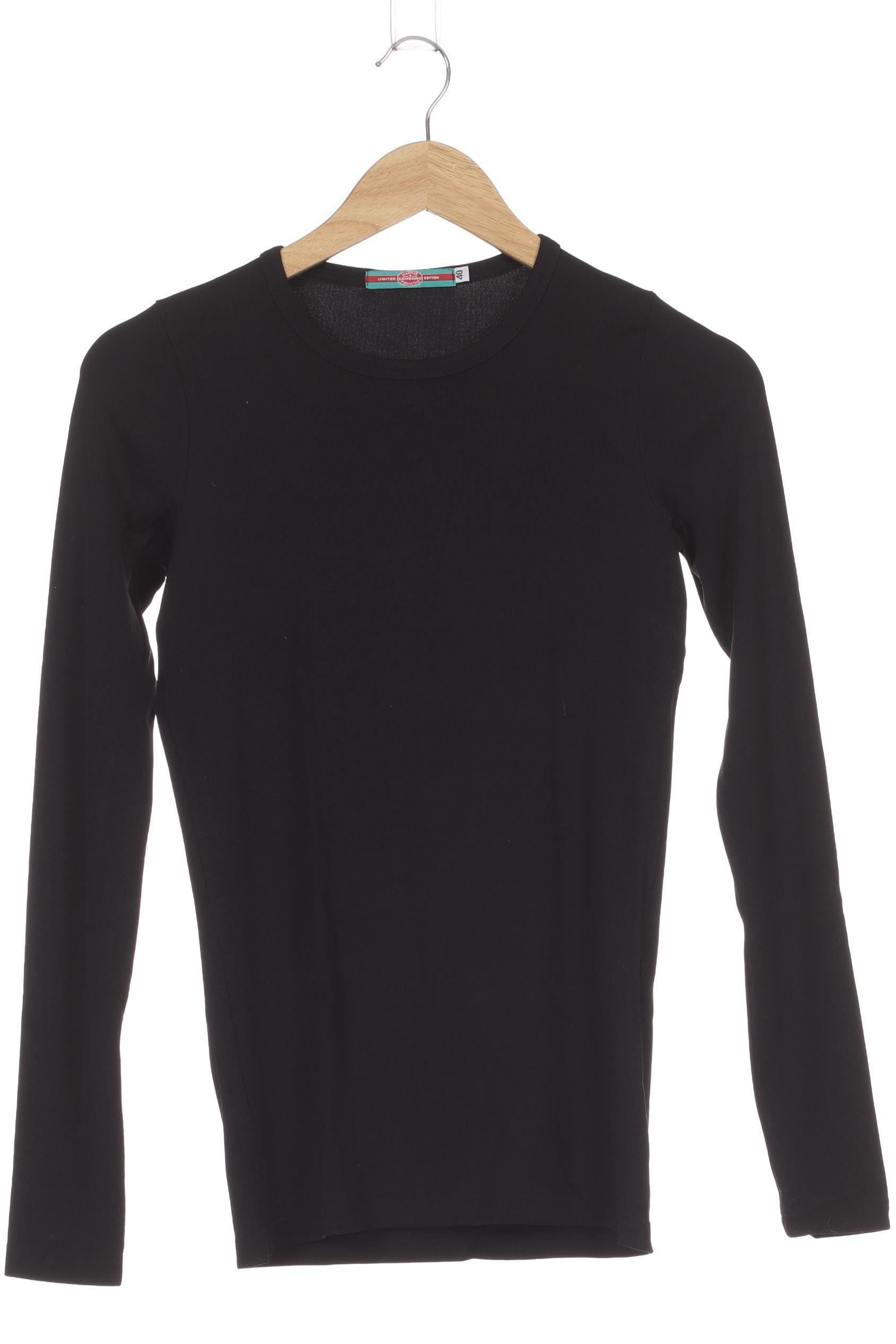 

Marithe et Francois Girbaud Damen Langarmshirt, schwarz, Gr. 40