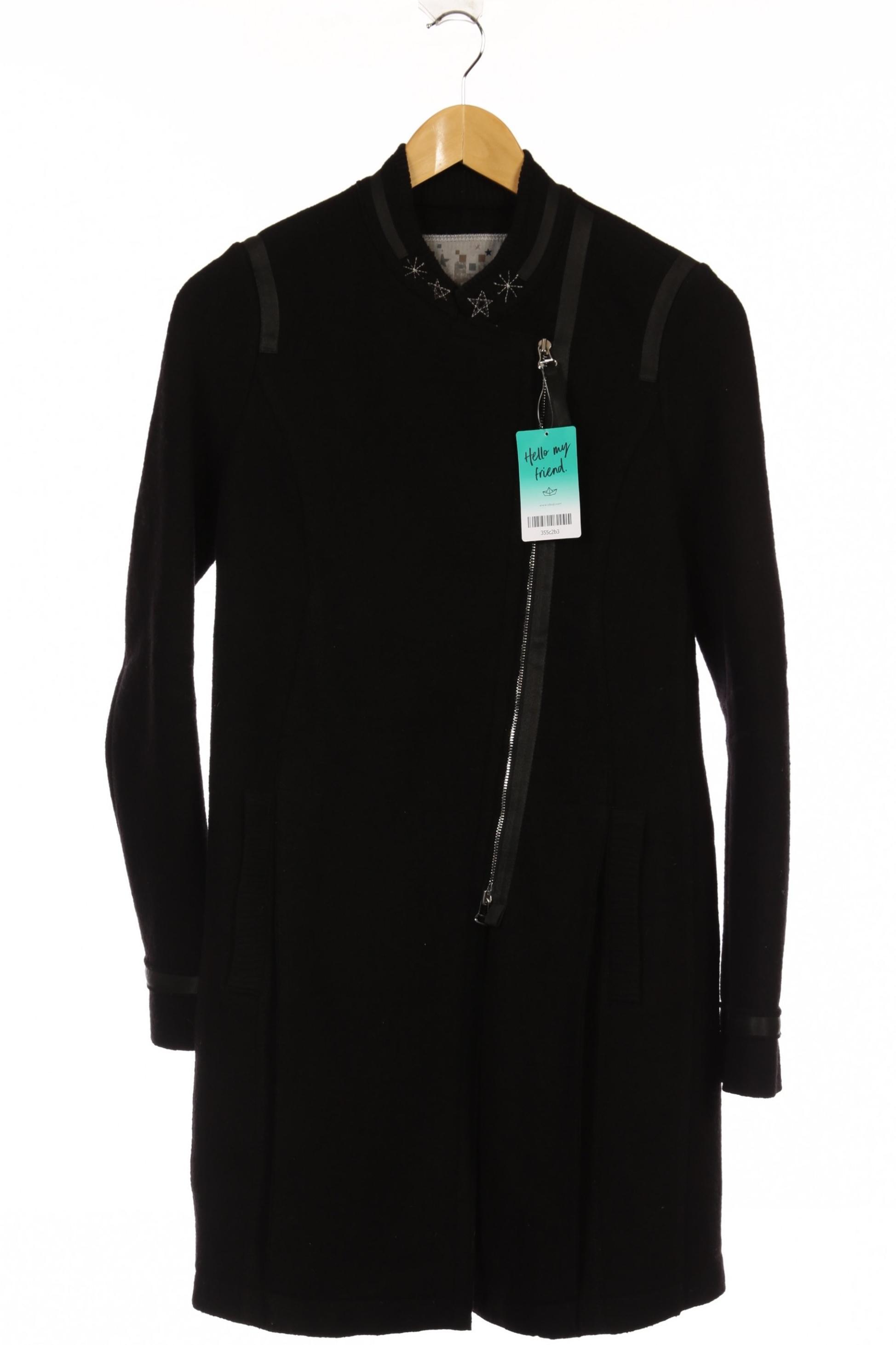 

Marithe et Francois Girbaud Damen Mantel, schwarz, Gr. 34