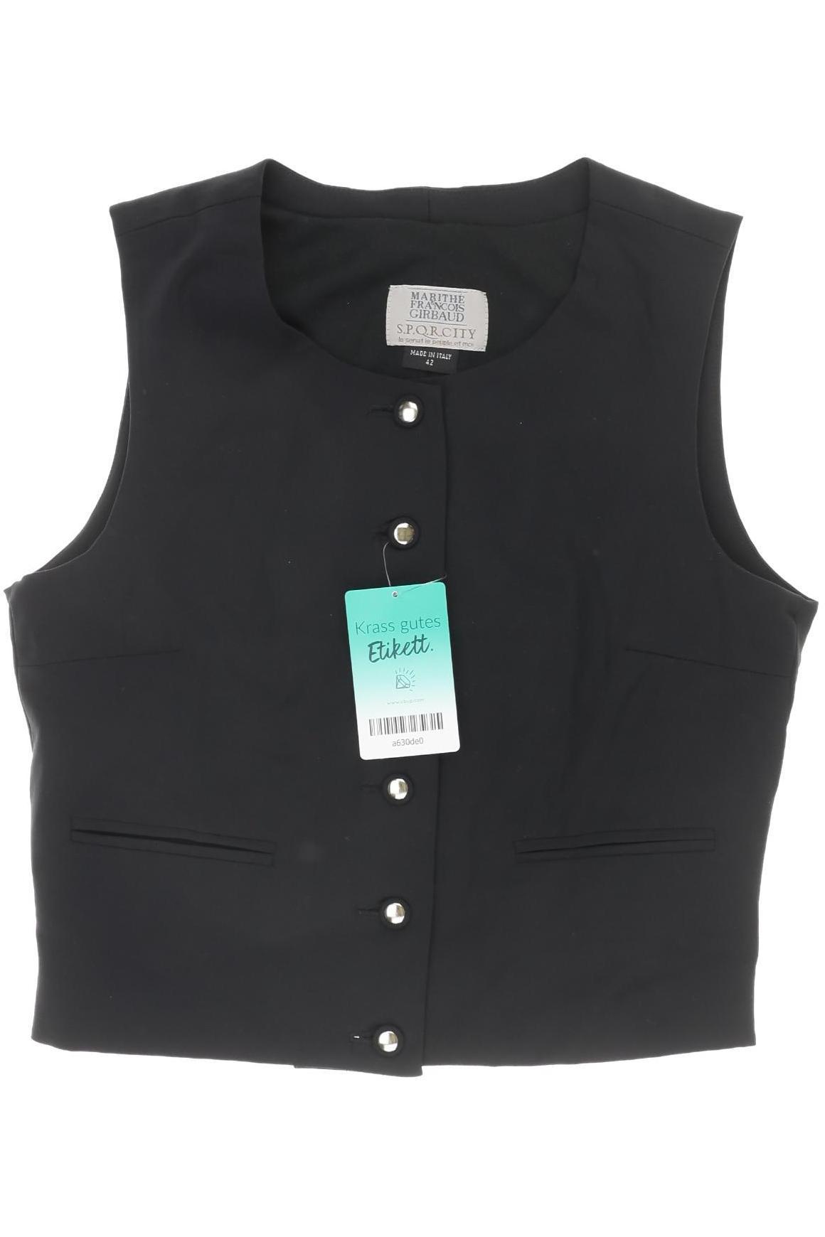 

Marithe et Francois Girbaud Damen Weste, schwarz, Gr. 42