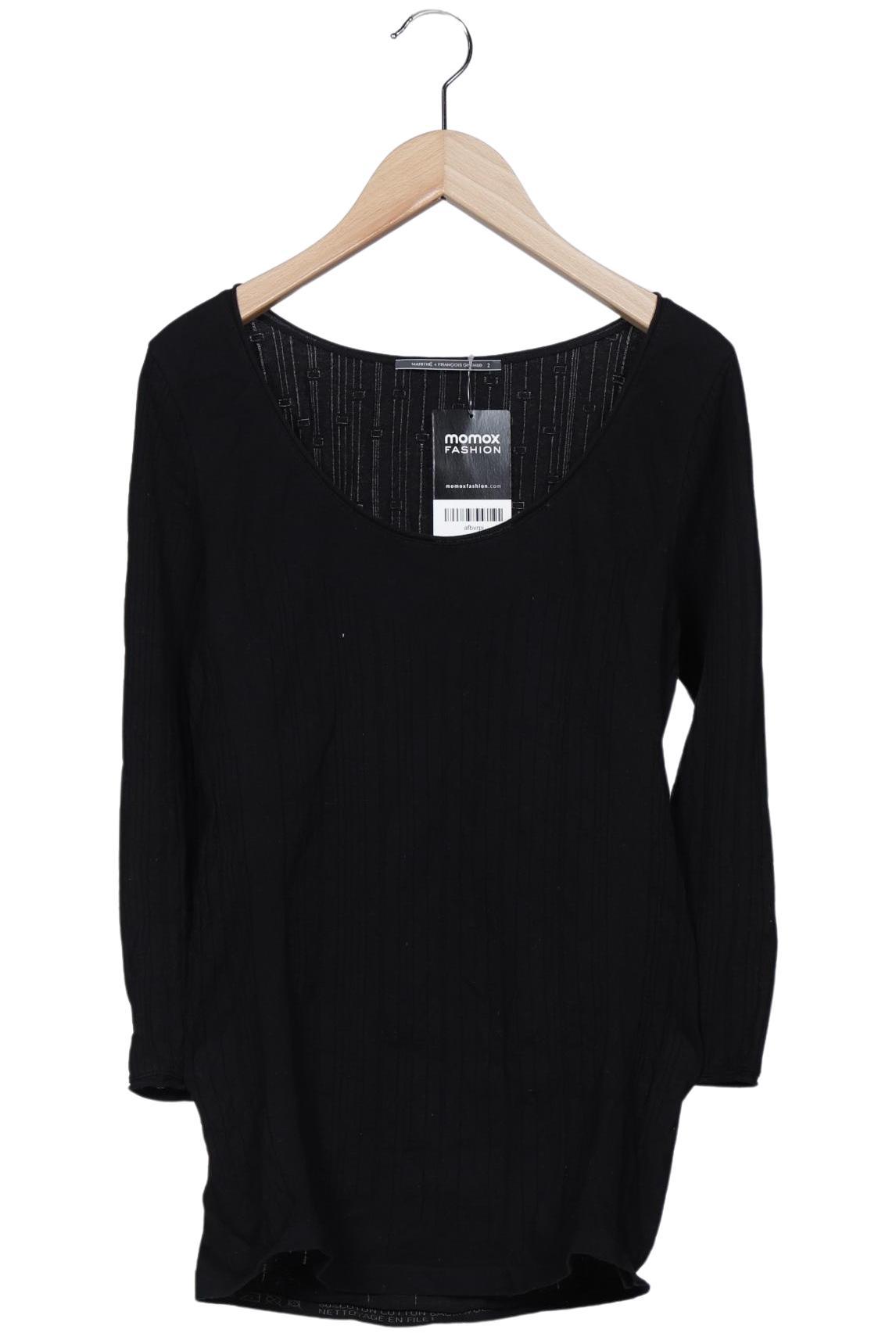 

Marithe et Francois Girbaud Damen Langarmshirt, schwarz, Gr. 34