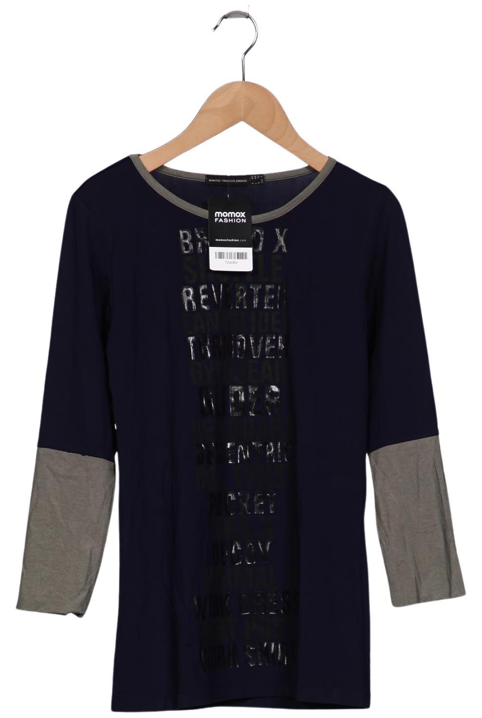 

Marithe et Francois Girbaud Damen Langarmshirt, marineblau, Gr. 38
