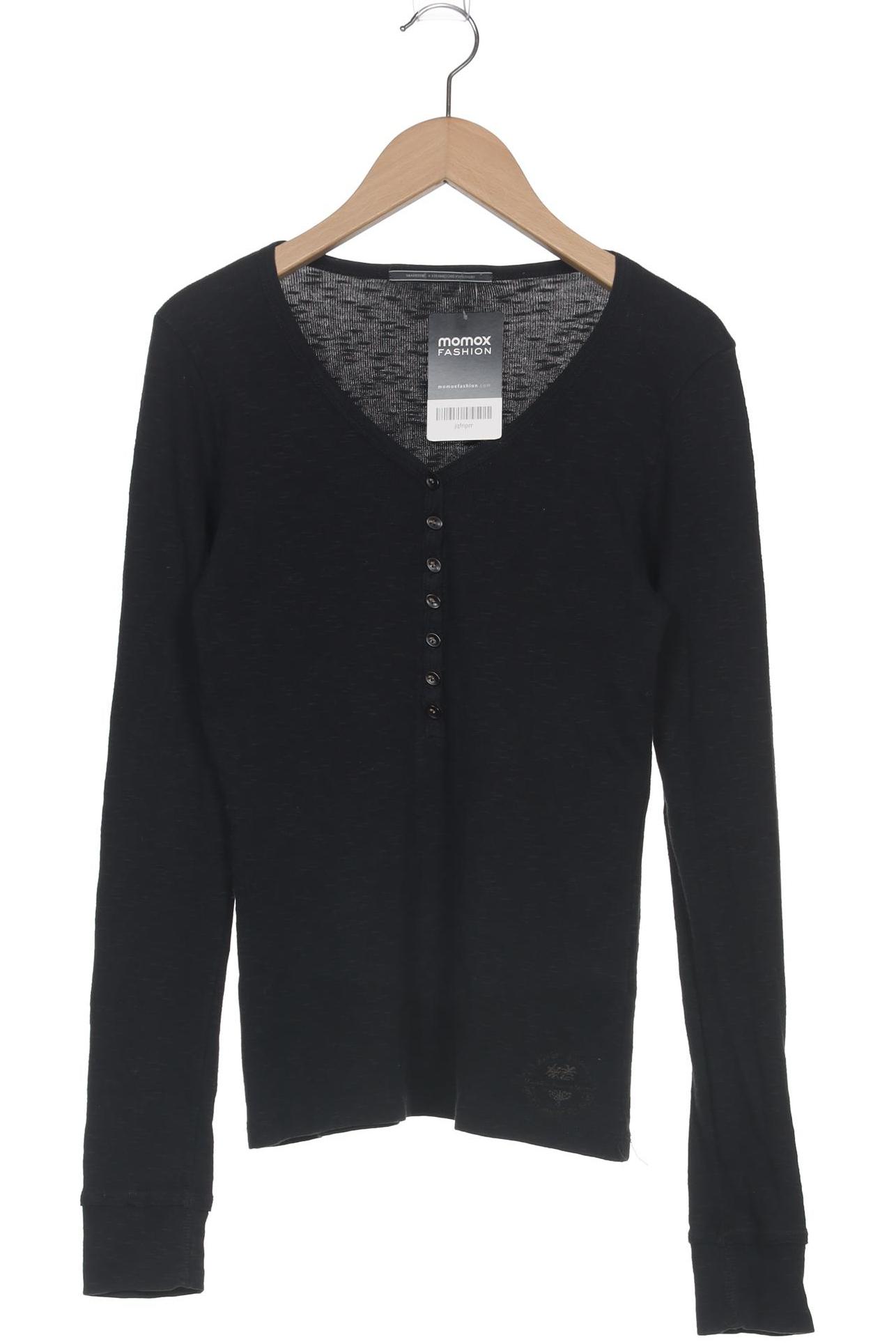 

Marithe et Francois Girbaud Damen Langarmshirt, schwarz, Gr. 44