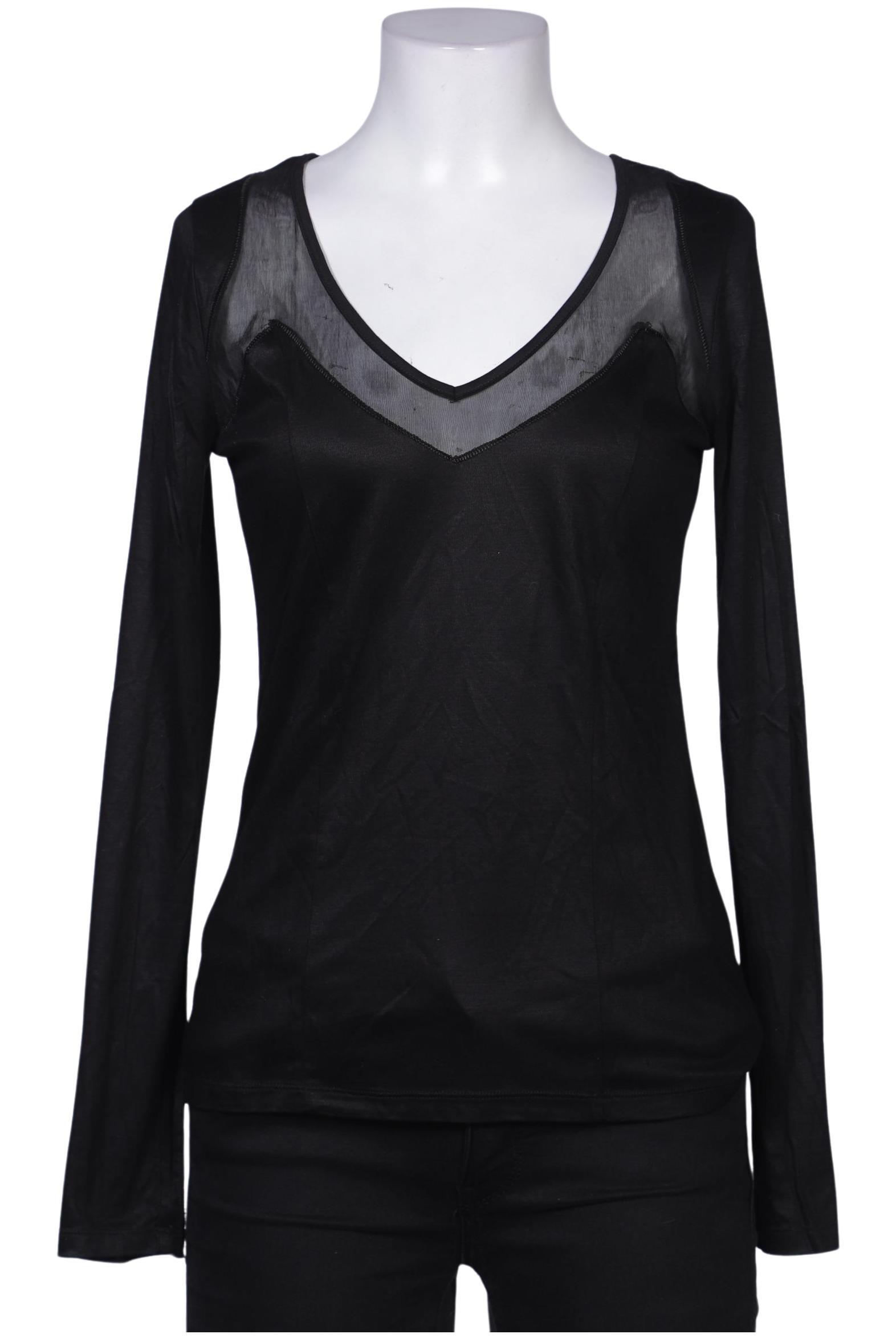 

Marithe et Francois Girbaud Damen Langarmshirt, schwarz, Gr. 36