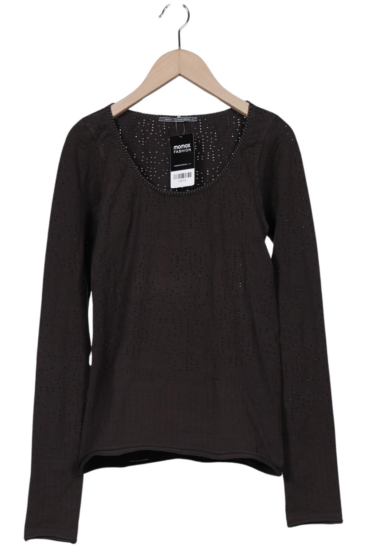 

Marithe et Francois Girbaud Damen Langarmshirt, braun, Gr. 36