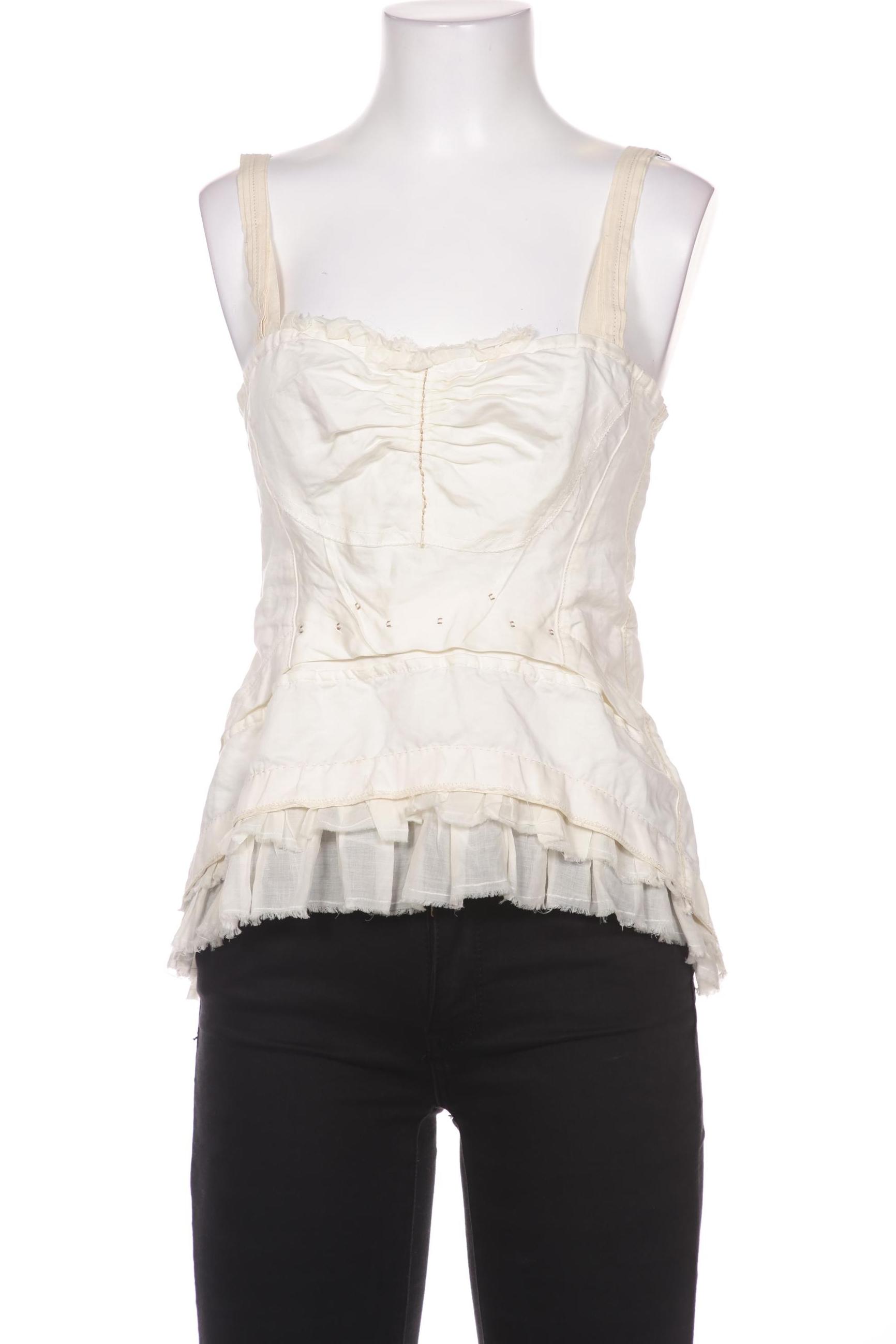 

Marithe et Francois Girbaud Damen Top, cremeweiß, Gr. 36