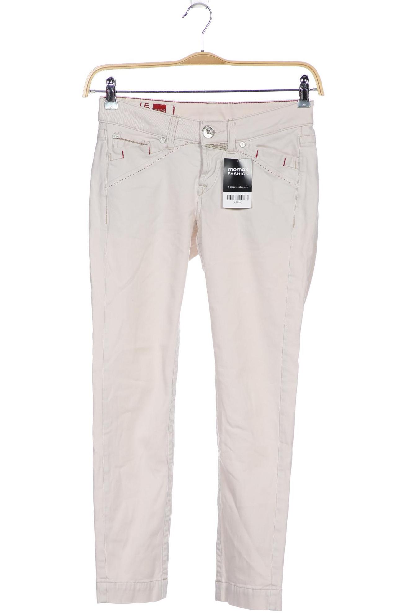 

Marithe + François Girbaud Damen Jeans, cremeweiß