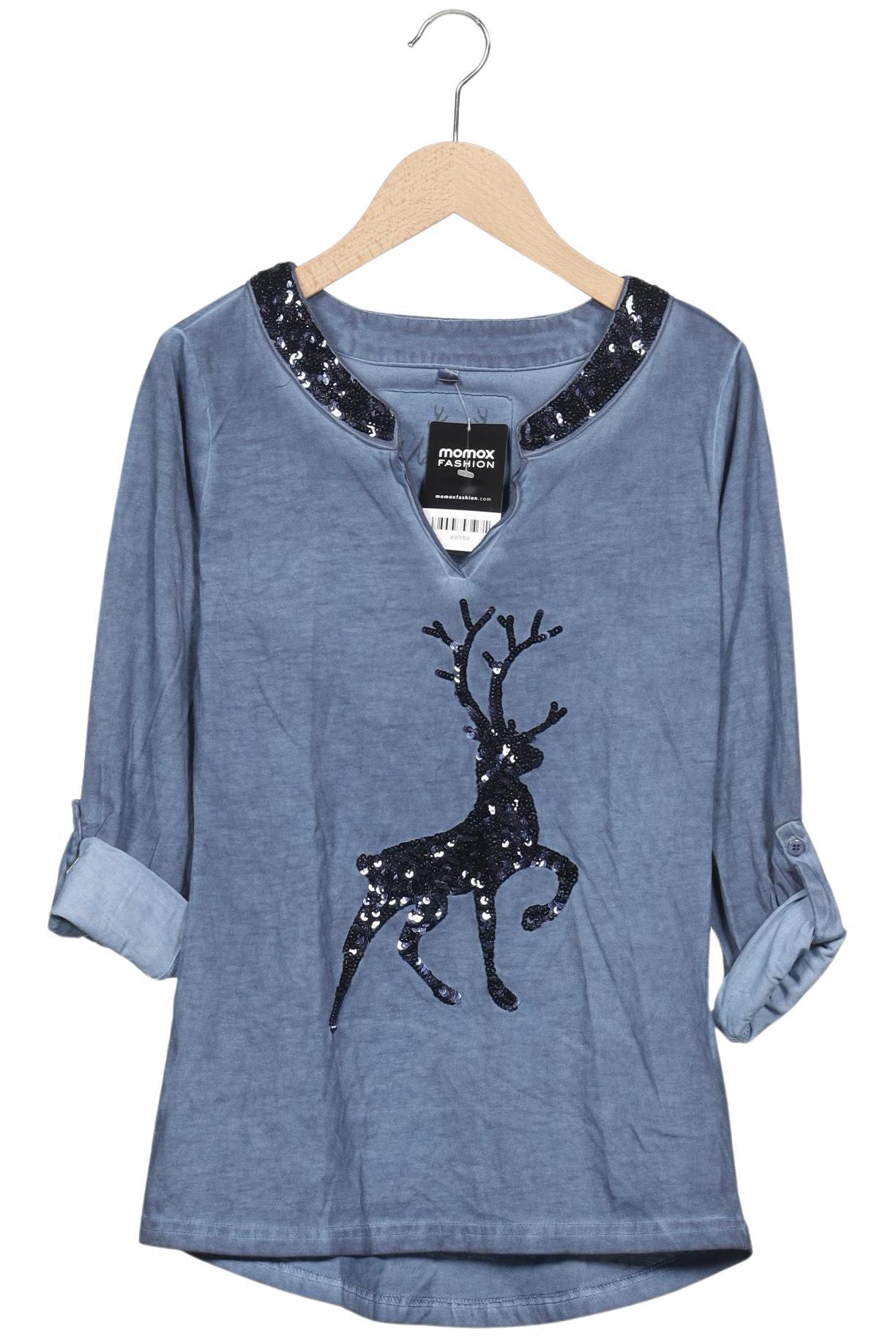 

MarJo Damen Langarmshirt, blau, Gr. 36