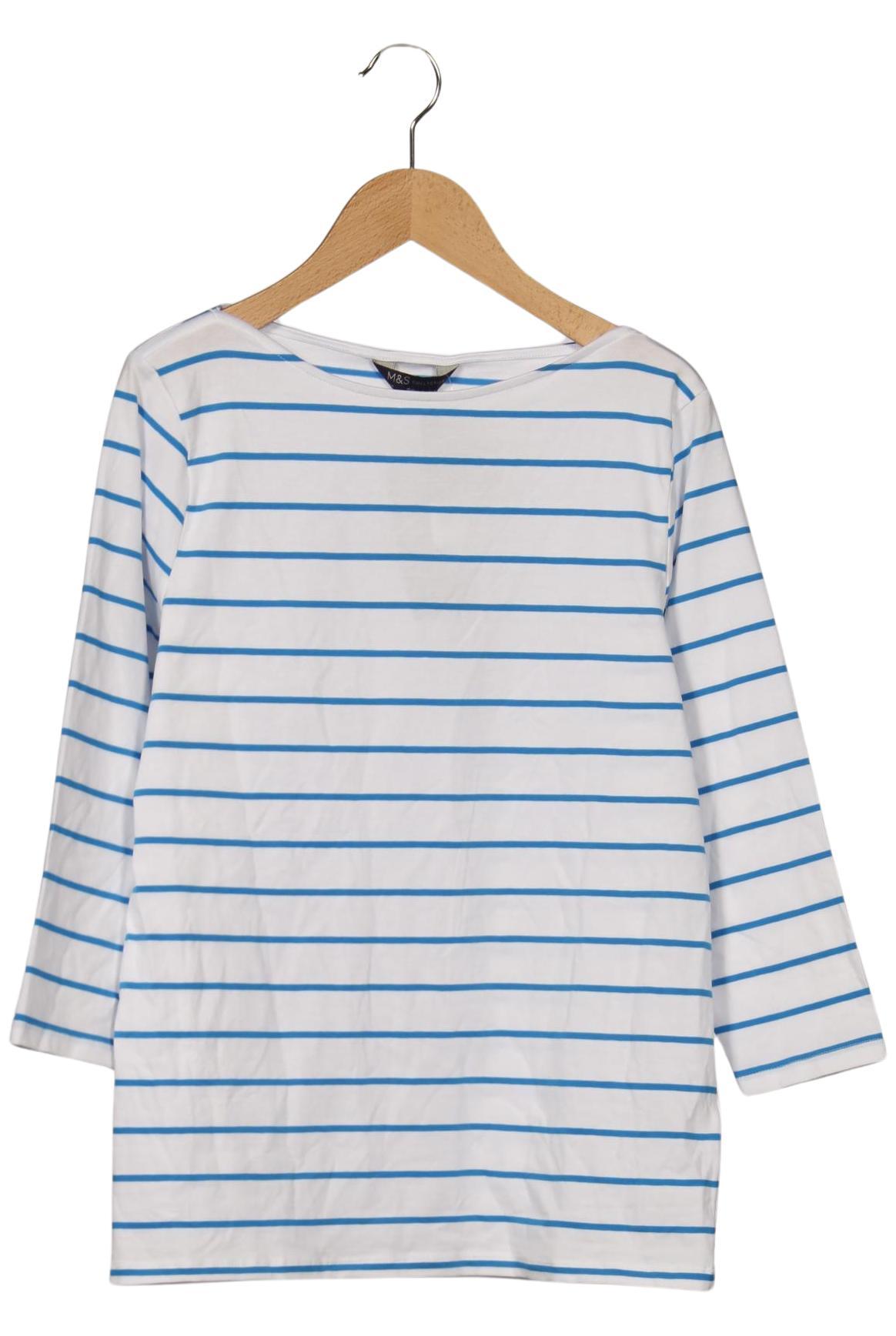 

Marks & Spencer Damen Langarmshirt, weiß, Gr. 42