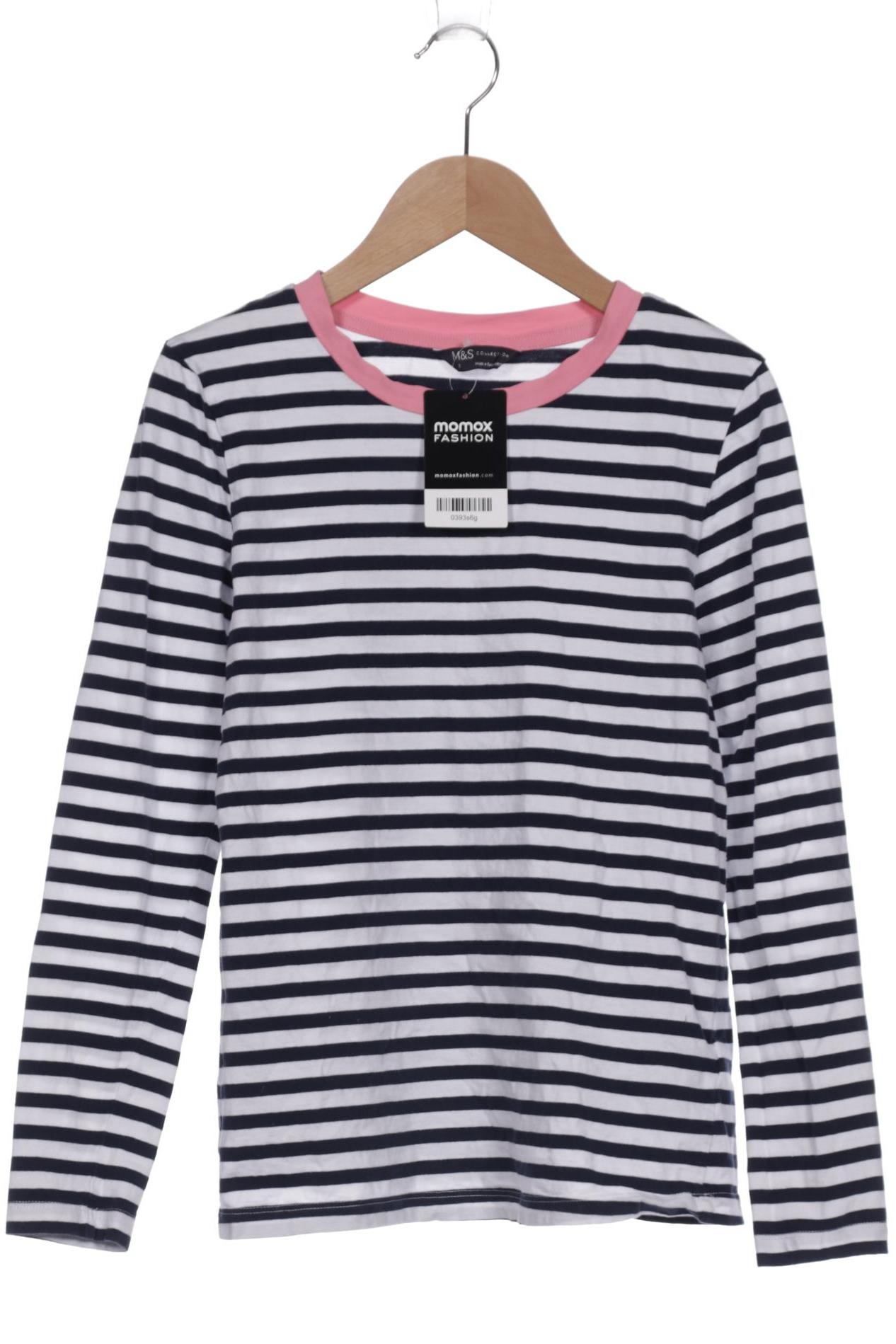 

Marks & Spencer Damen Langarmshirt, marineblau, Gr. 8