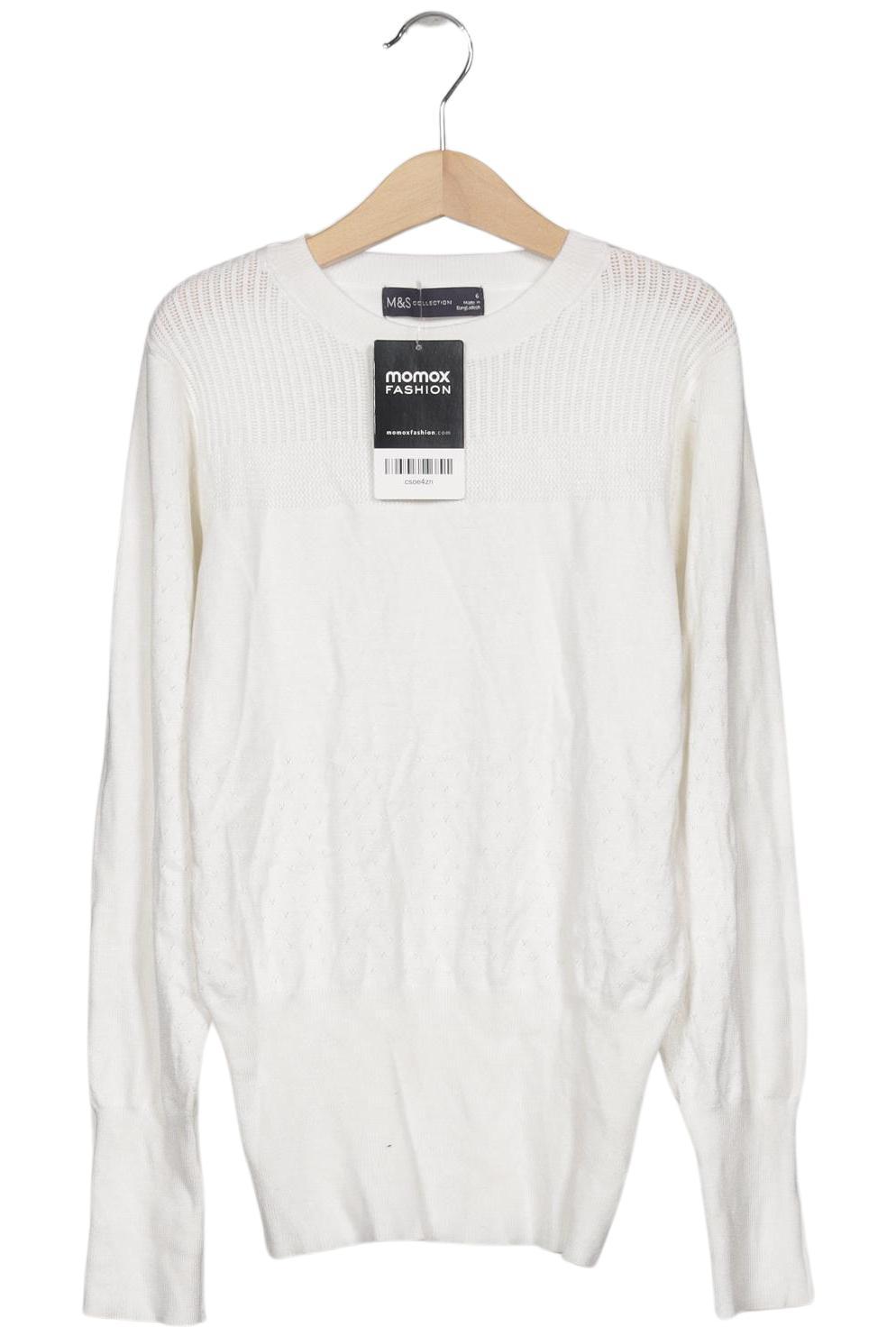 

Marks & Spencer Damen Pullover, weiß, Gr. 6