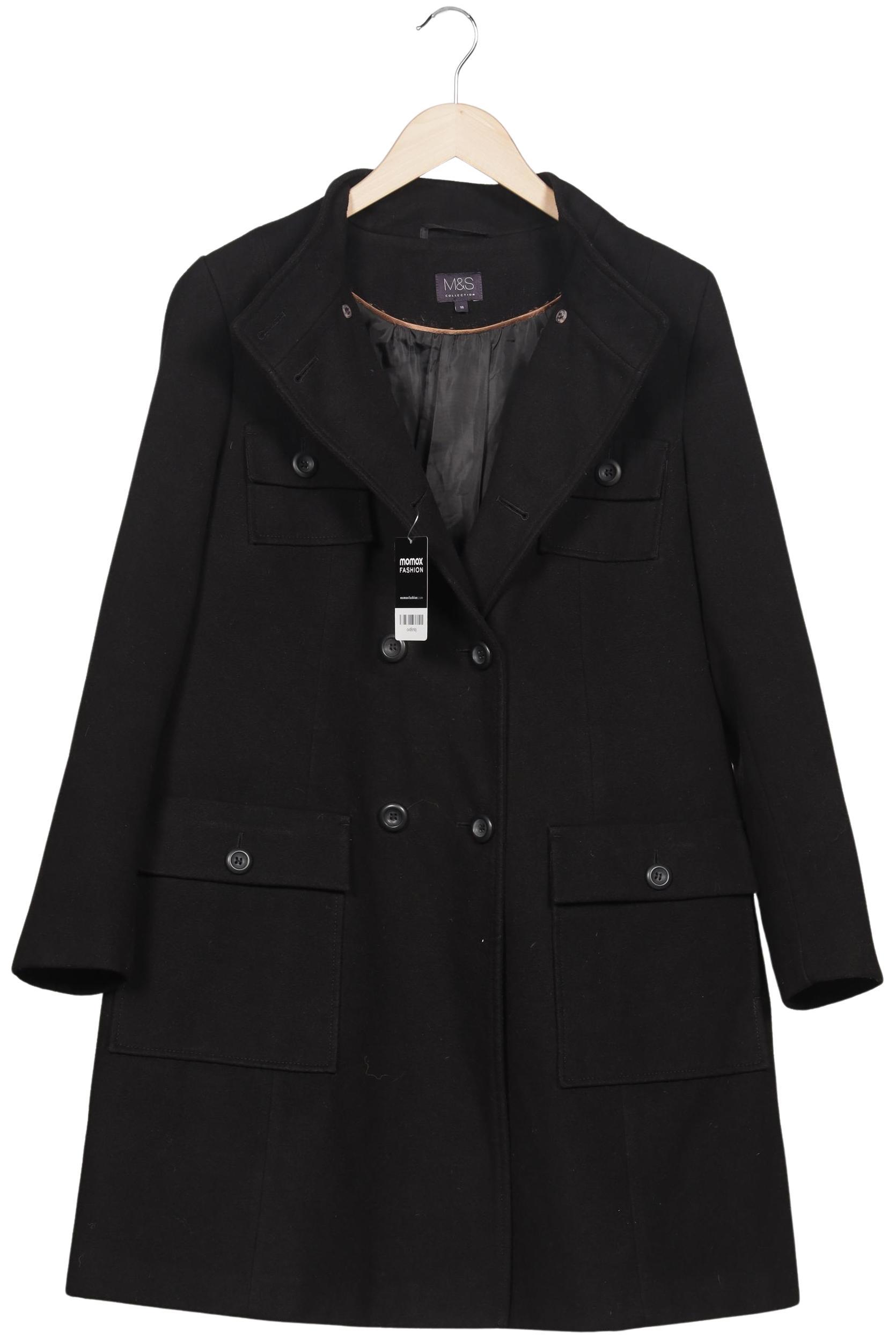 

Marks & Spencer Damen Mantel, schwarz, Gr. 18