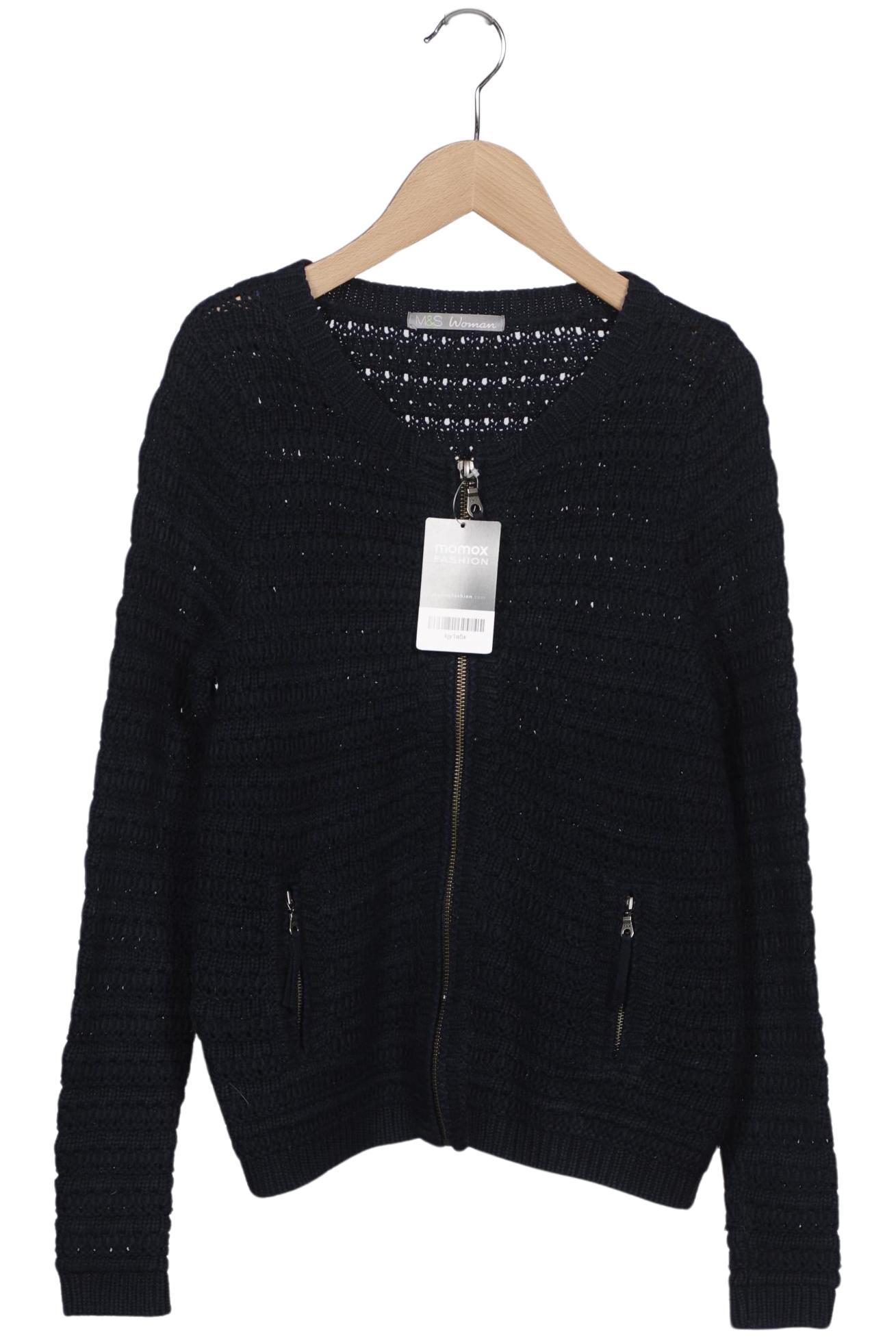 

Marks & Spencer Damen Strickjacke, marineblau, Gr. 8