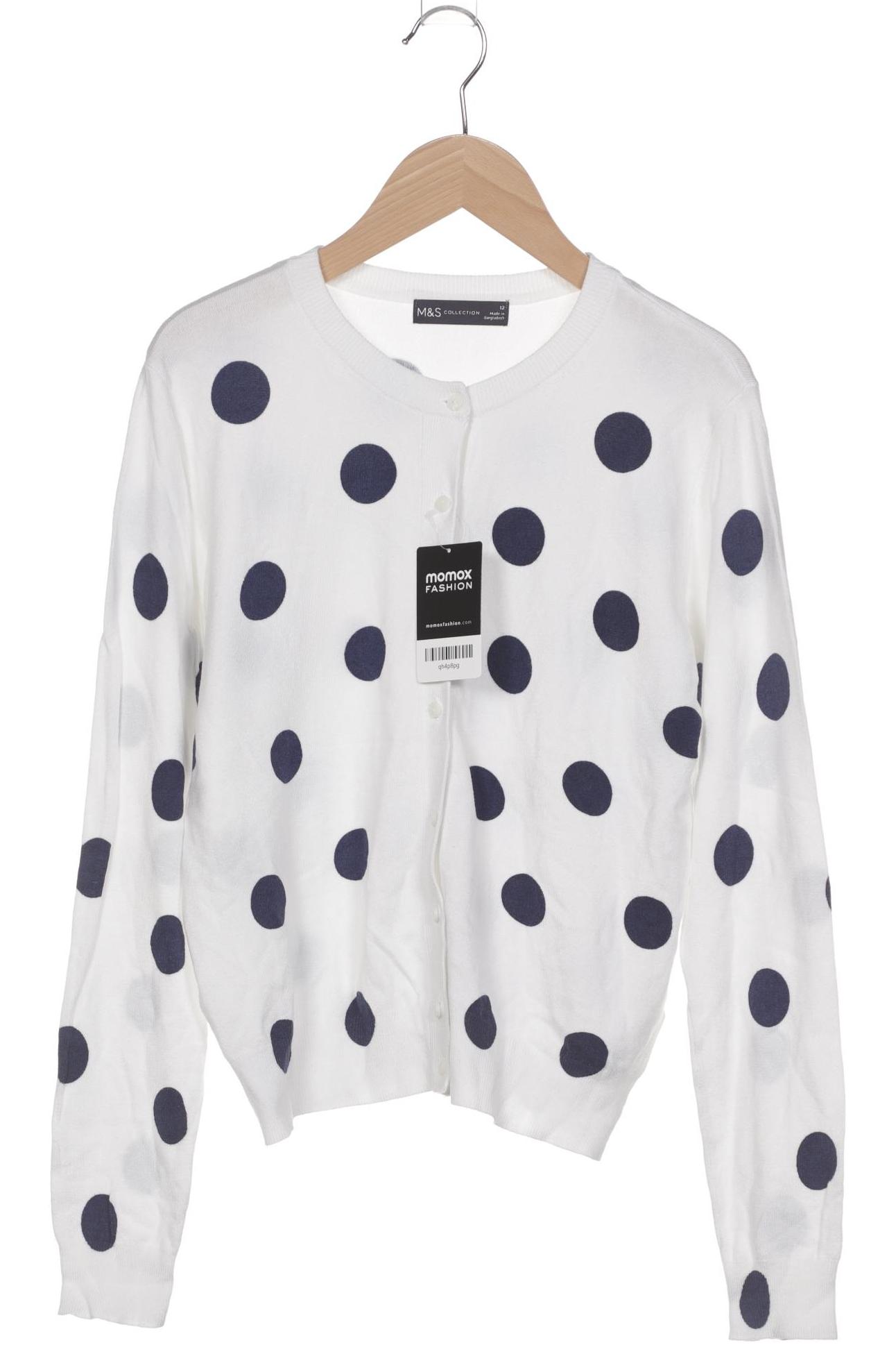 

Marks & Spencer Damen Strickjacke, weiß, Gr. 12
