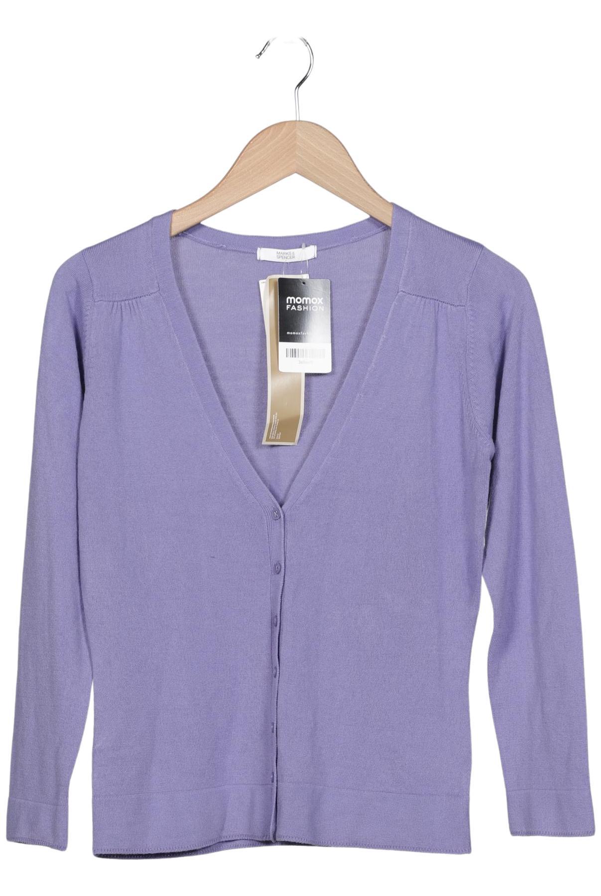 

Marks & Spencer Damen Strickjacke, flieder, Gr. 10
